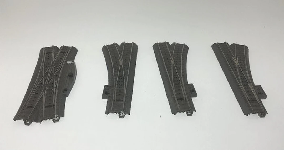 Märklin H0 - 24611/24612/24620 - Model train tracks (4)...