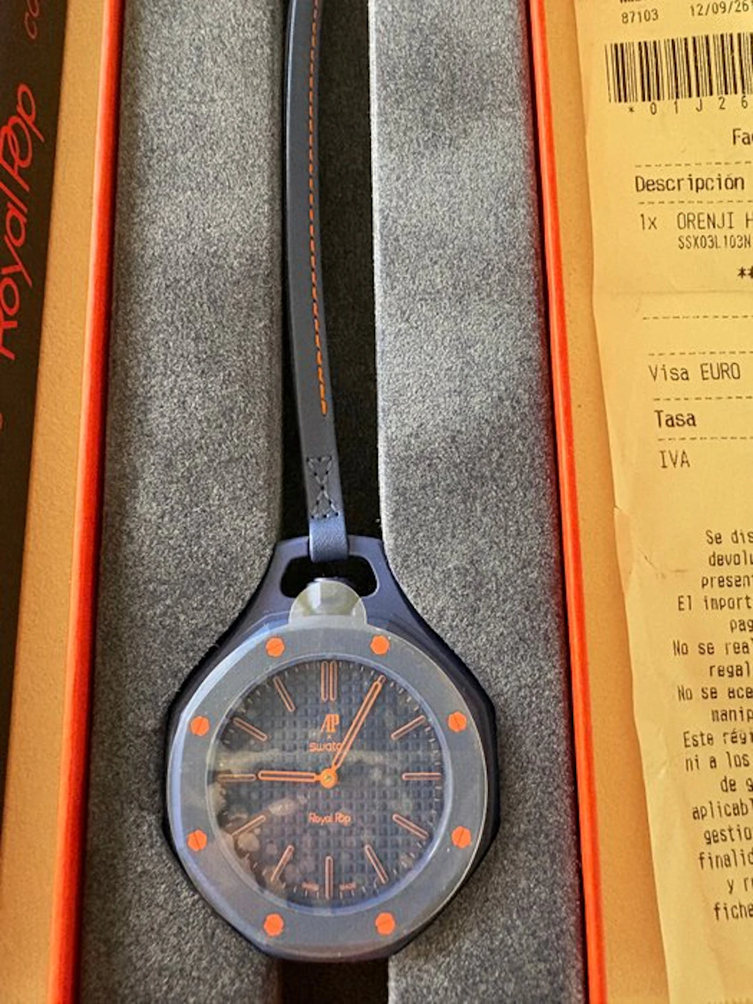 Swatch Royal Pop - Swatch × Audemars Piguet ORENJI HACHI...