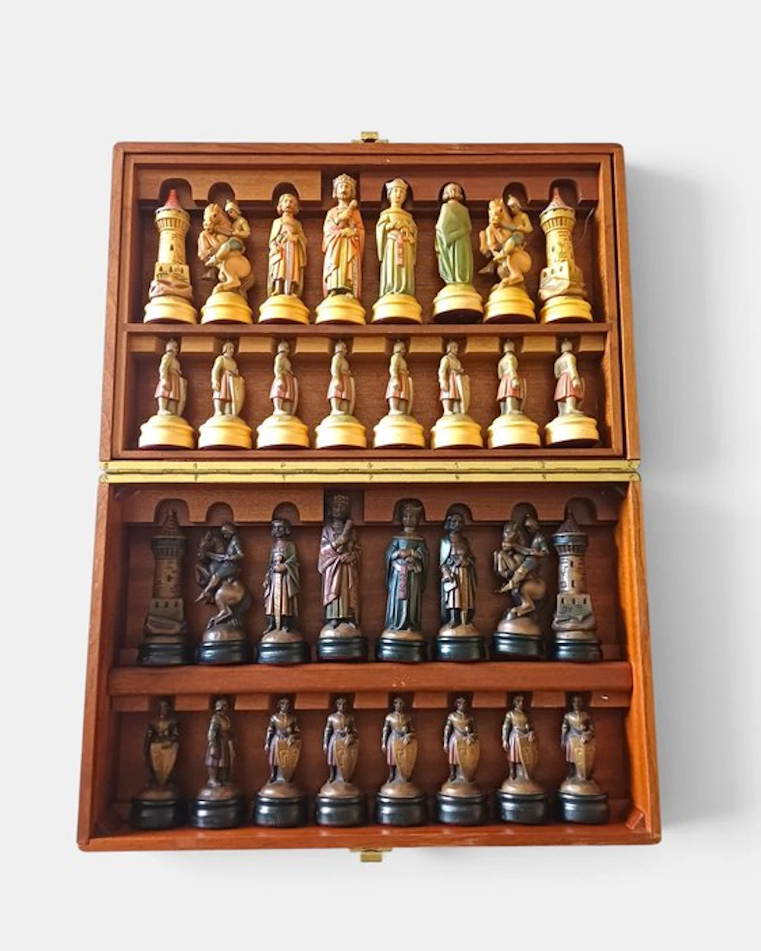 Anri - Chess set - Vintage 1970s ANRI King Arthur...