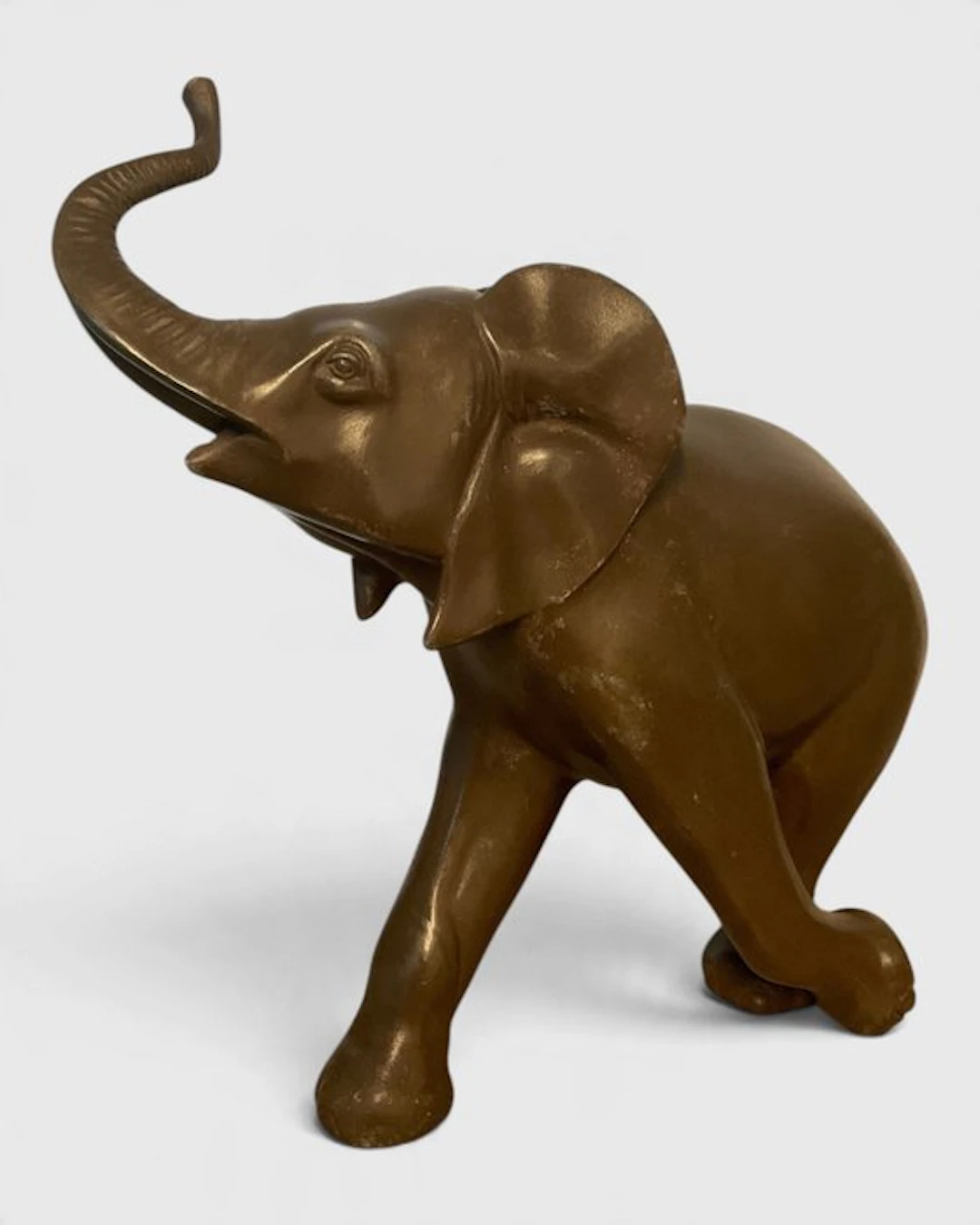 France relièf gestempeld - Figure - Antieke olifant 1920 1930 - Bronze