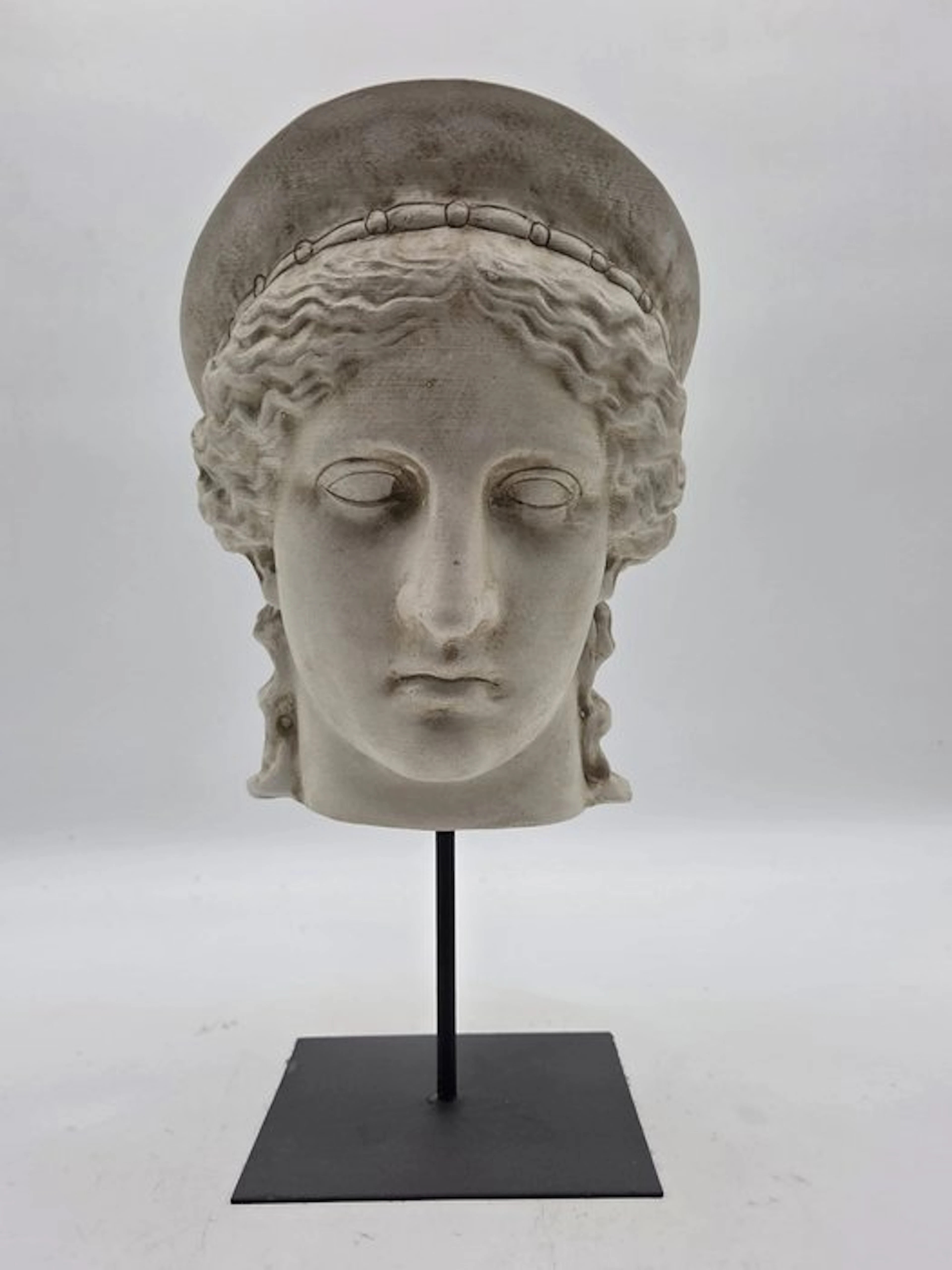 Sculpture, Testa di Era Ludovisi - 36 cm - marble powder