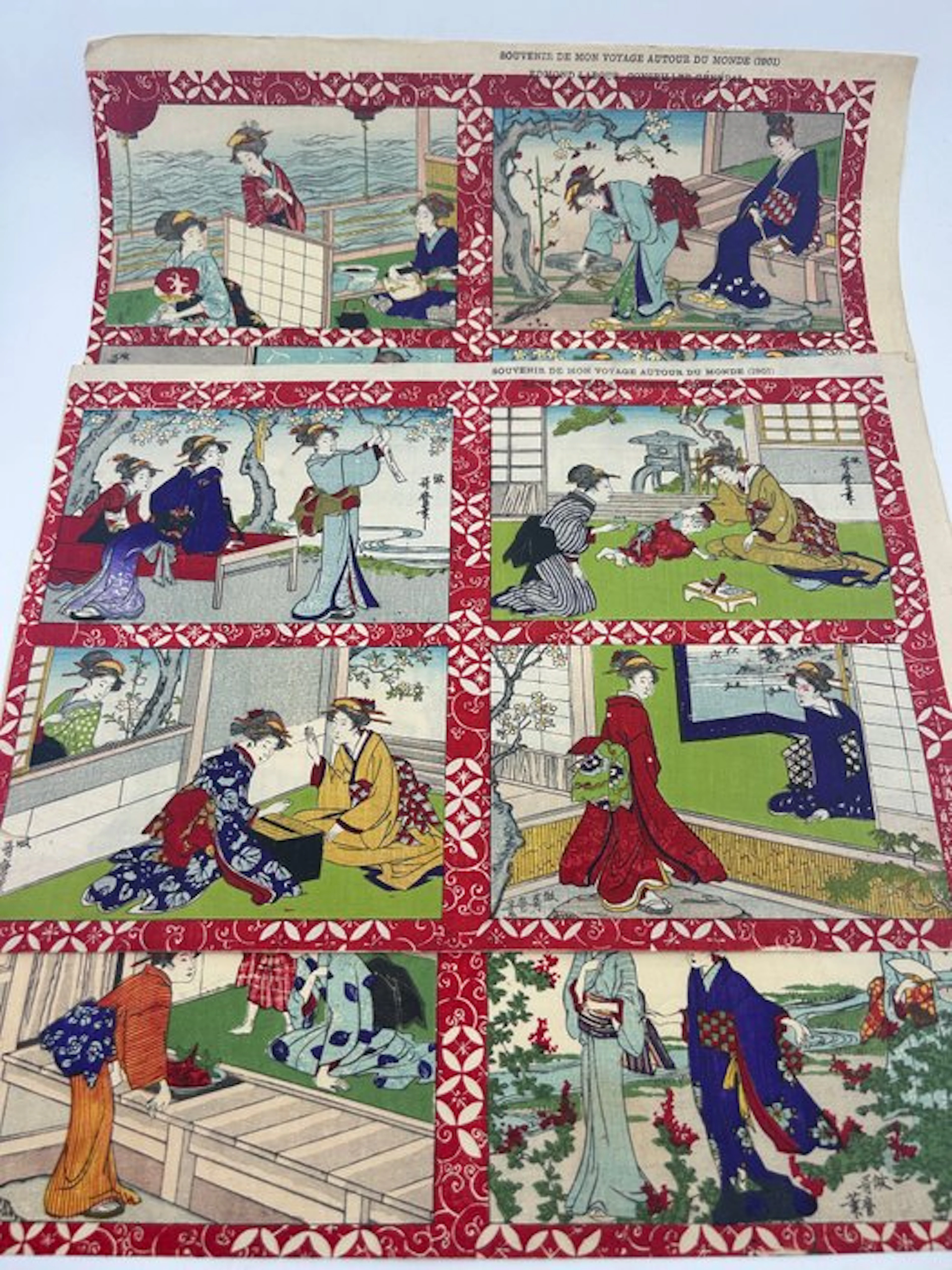 Ensemble d'ukiyoe