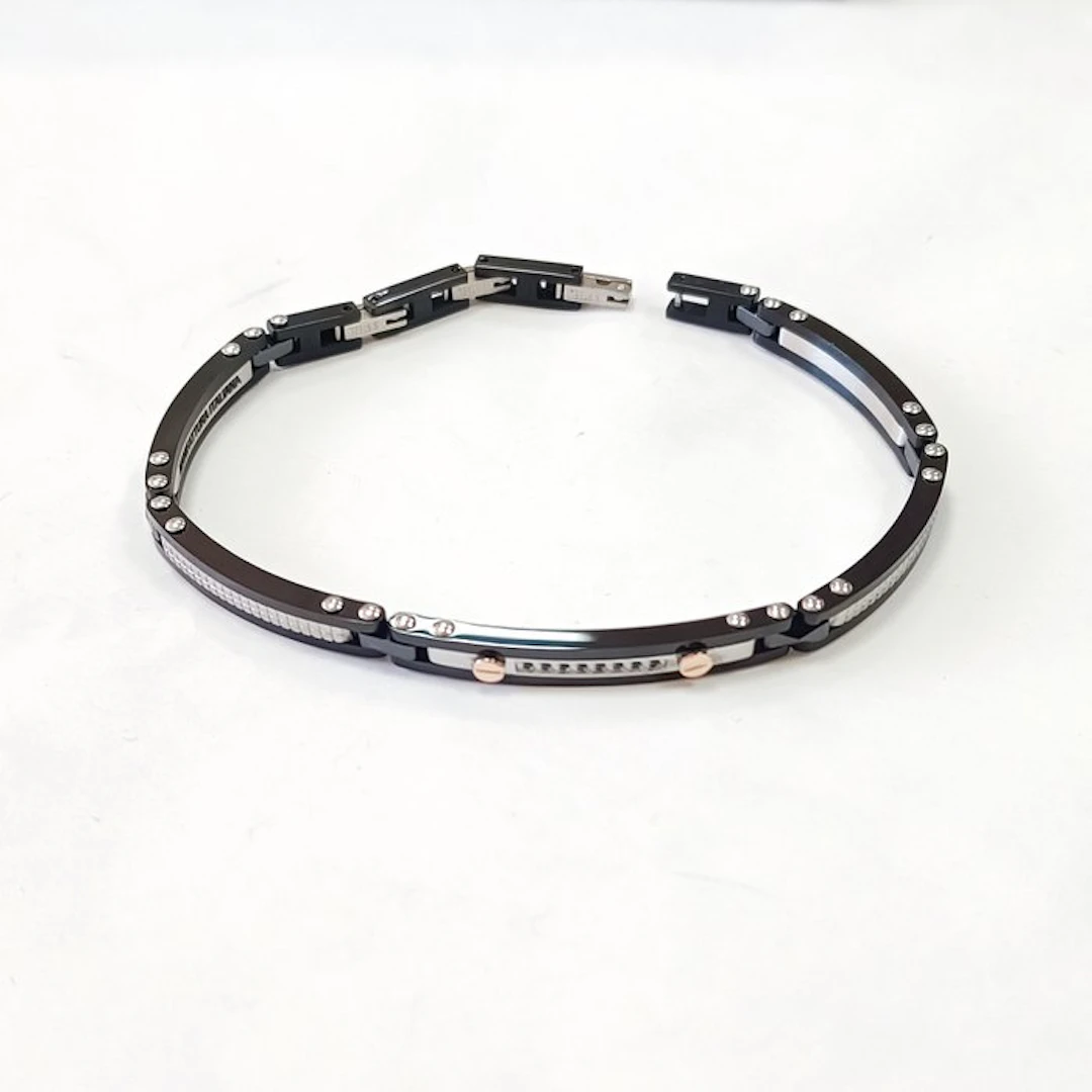 Other brand - 18 kt. - Steel, Rose gold, Hightech Ceramic - Bracelet