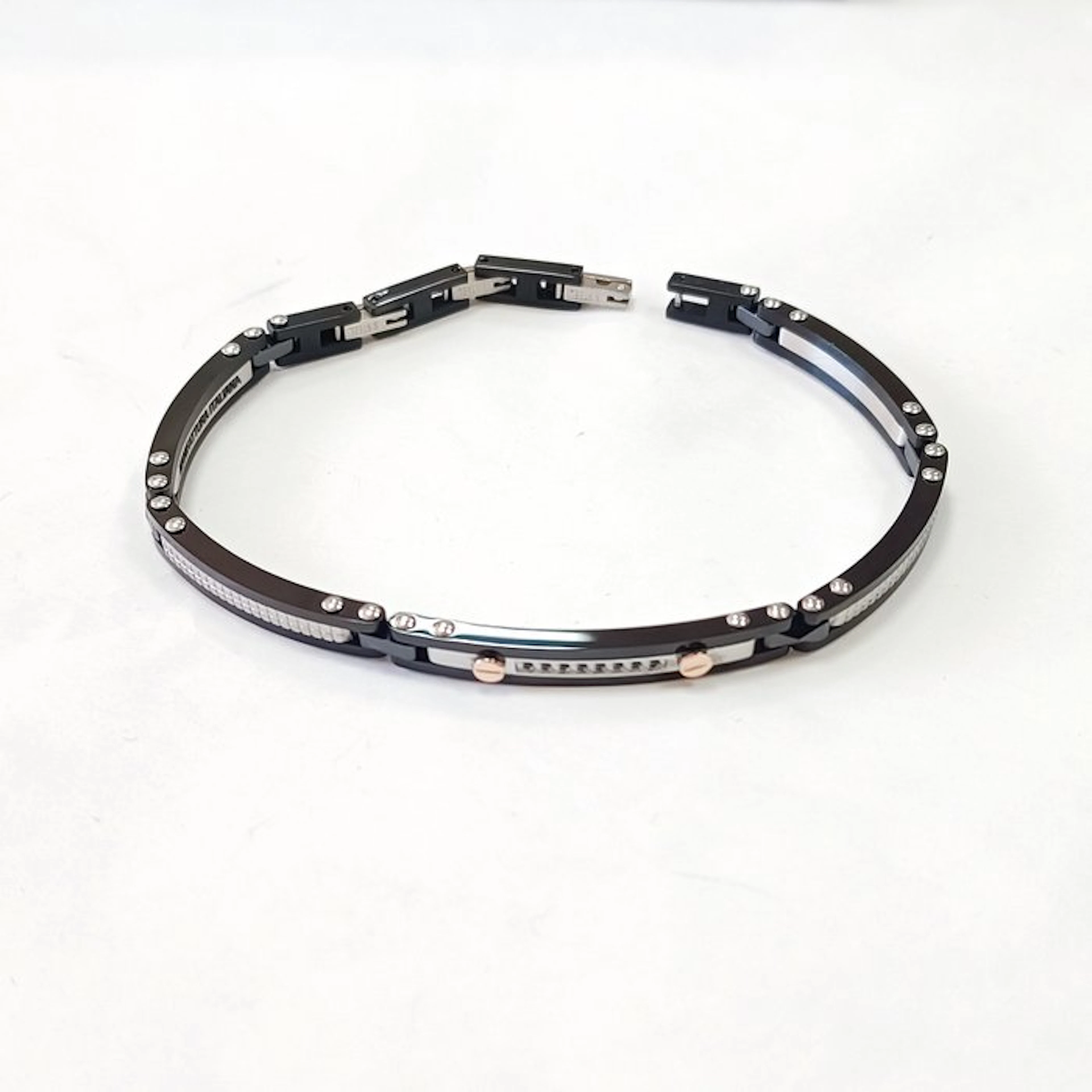 Other brand - 18 kt. - Steel, Rose gold, Hightech Ceramic - Bracelet