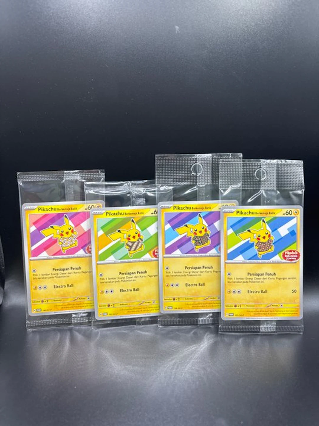 Pokémon - 4 Sealed card Pikachu Batik Sealed Lot