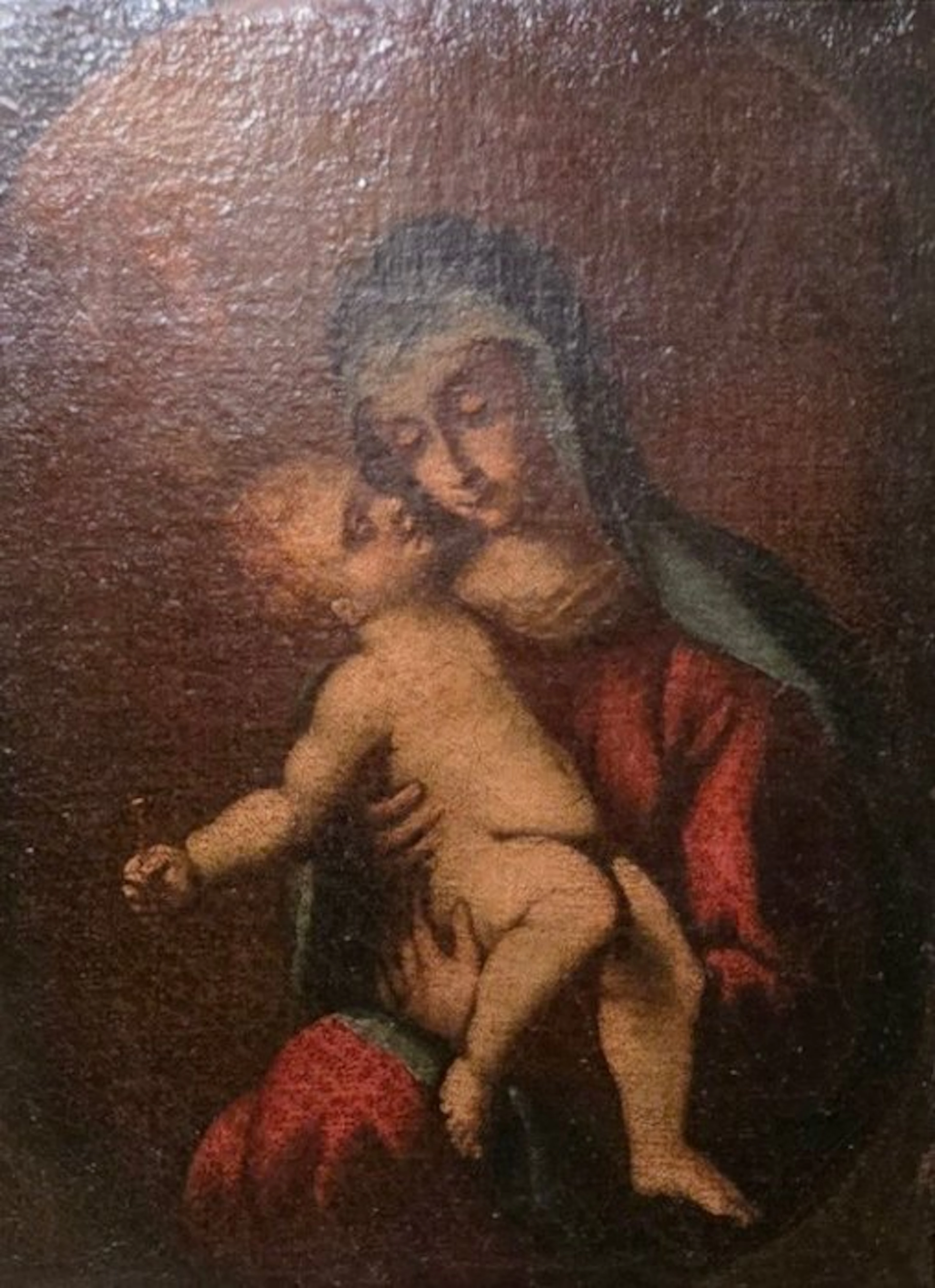 Scuola italiana (XVIII-XIX) - Madonna col bambino