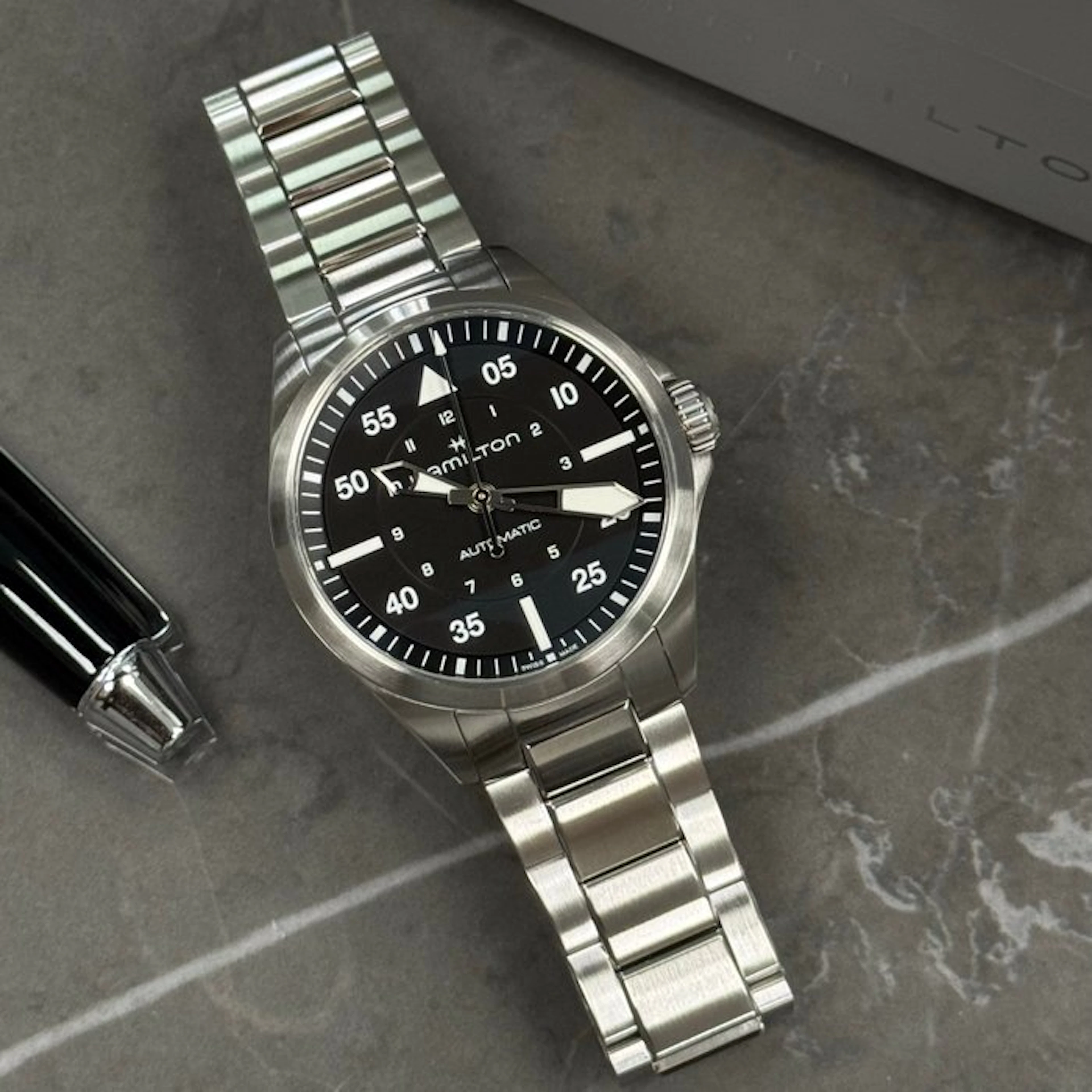 Hamilton - KHAKI AVIATION PILOT AUTO - H76305130 - Men - 2025+