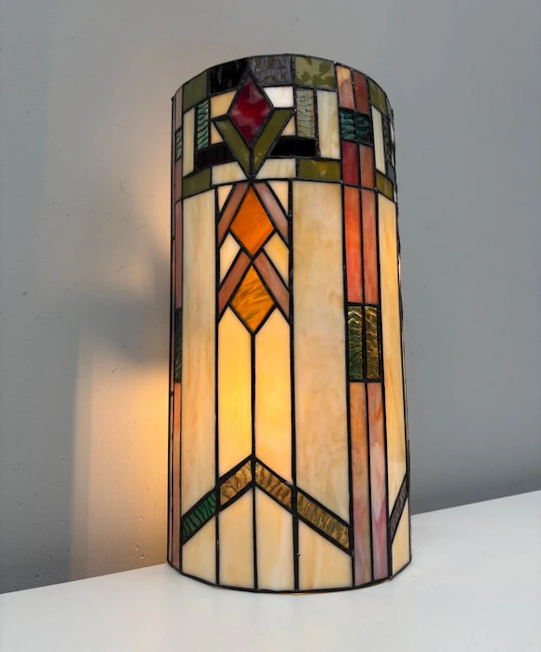 Lumi Lamp - Tiffany (Style) - Wall lamp - Stained glass...