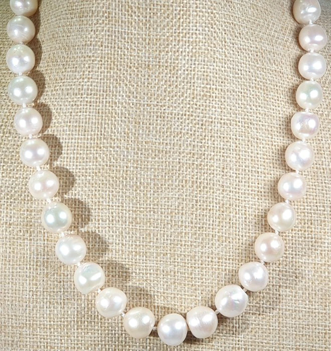 Natural Freshwater Pearls - VERY LARGE - Symbol of Purity...