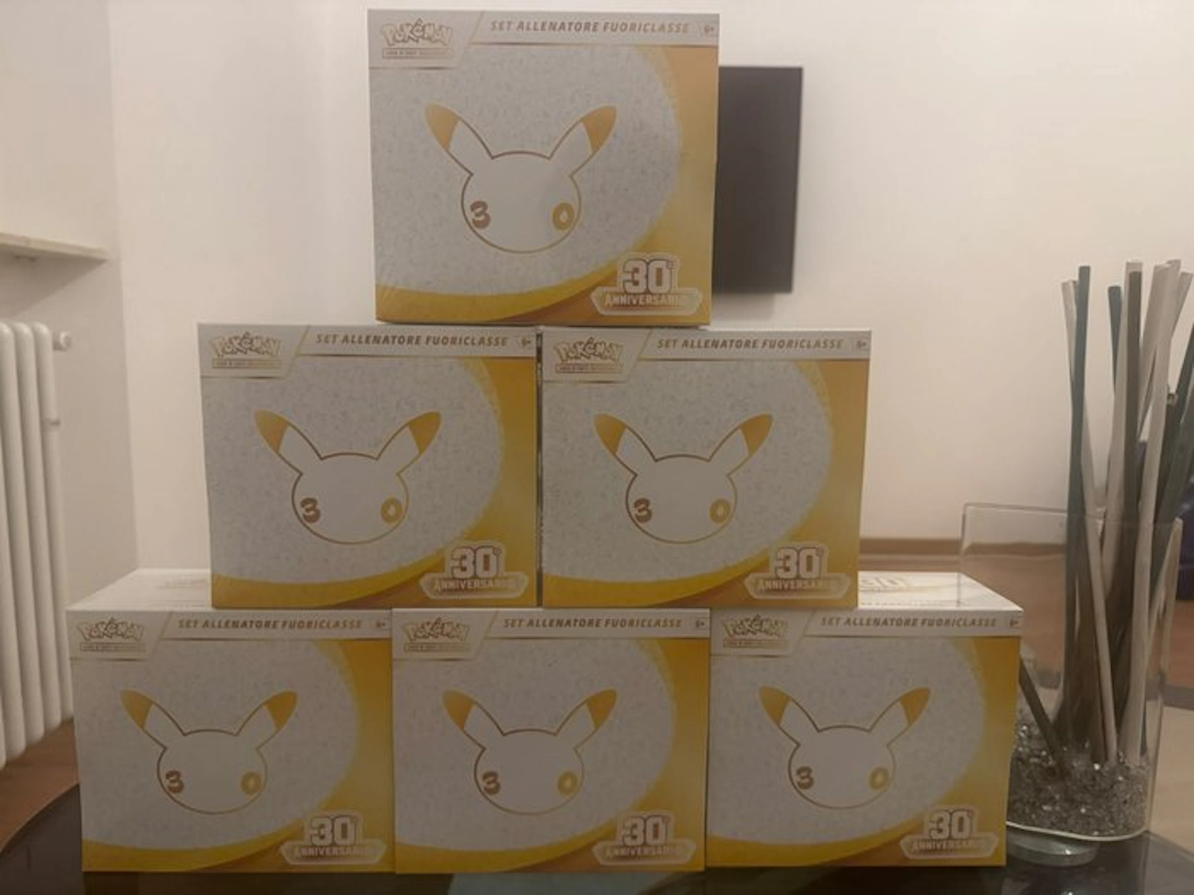 Pokémon - 6 Sealed box - Various sets