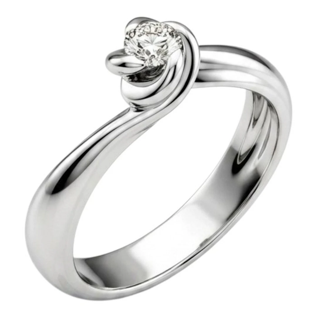 Damiani - Ring - 18 kt. White gold Diamond (Natural)