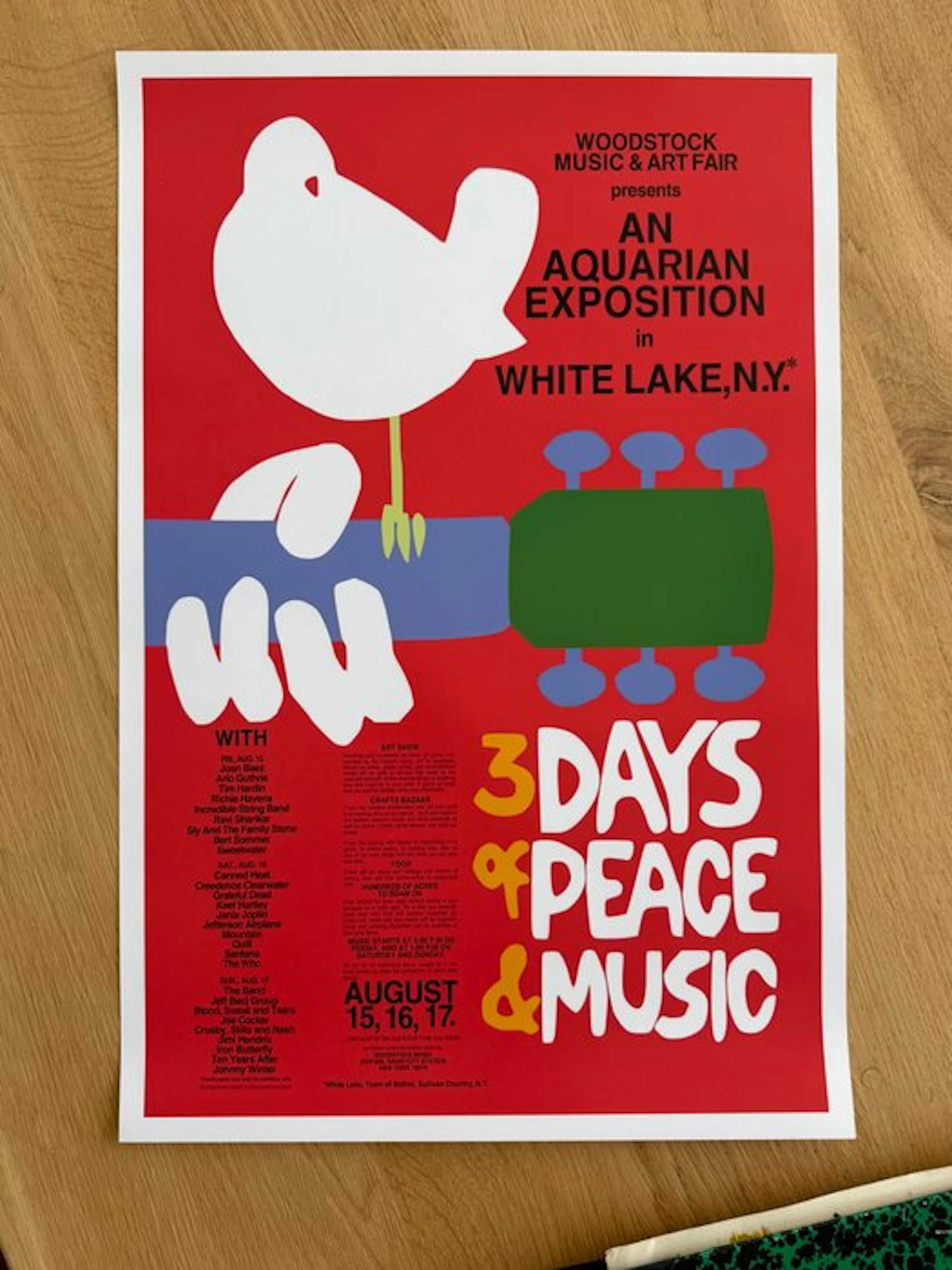 Woodstock - Woodstock – 3 Days of Peace & Music, Poster