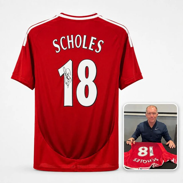 Manchester United - Premier League - Paul Scholes - Football jersey