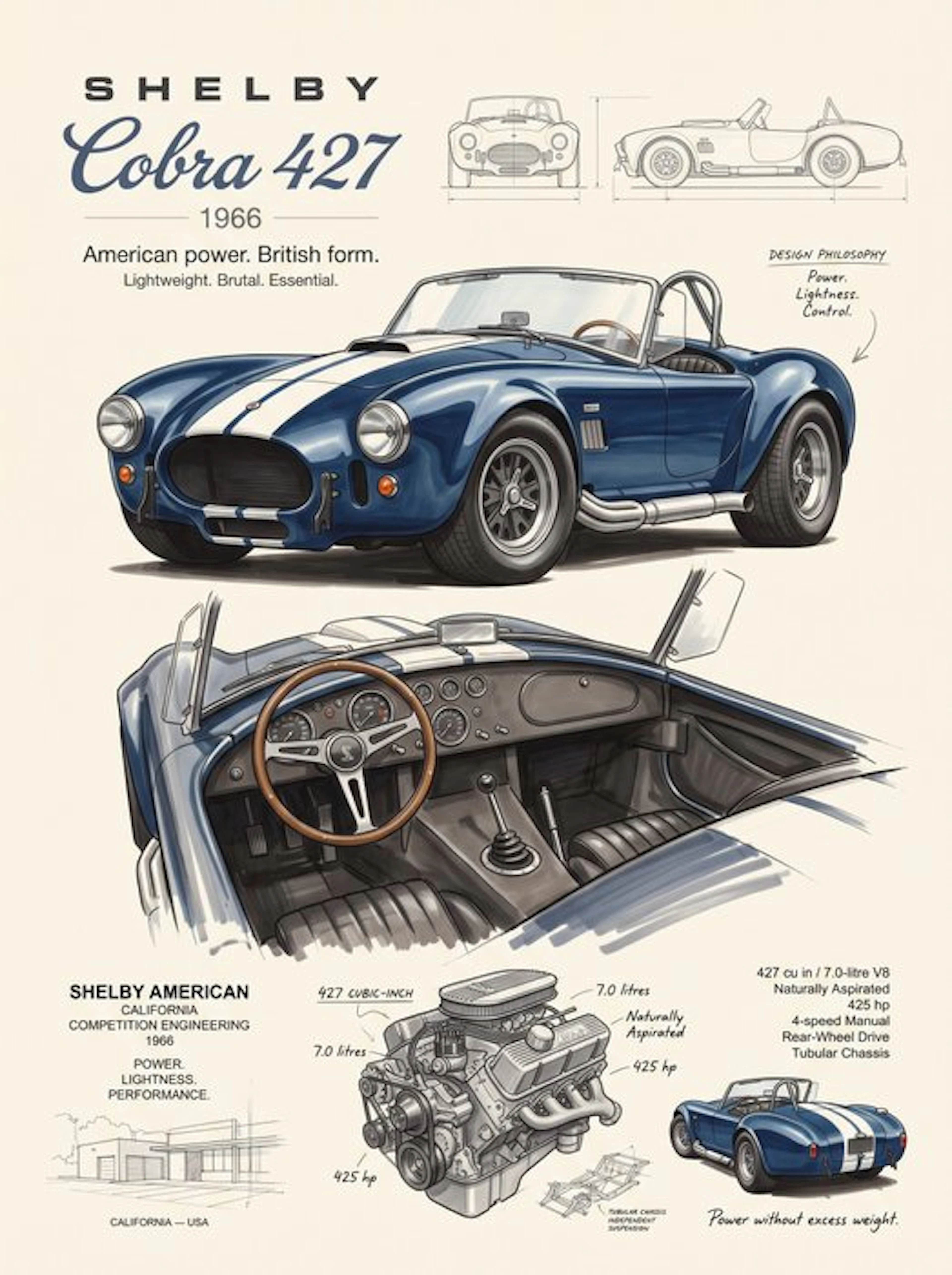 Shmidt.Art - Shelby Cobra 427 - 1960s