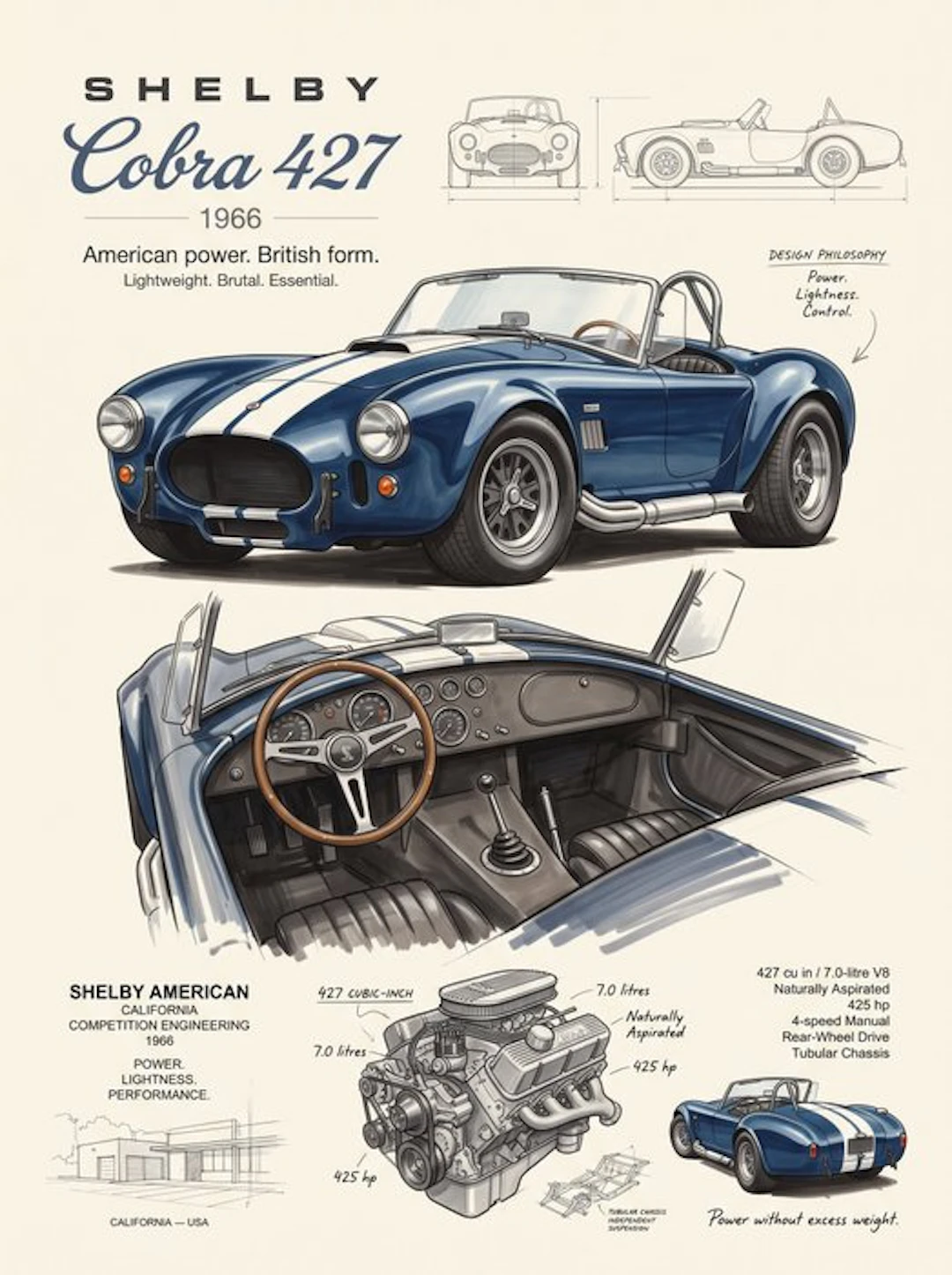 Shmidt.Art - Shelby Cobra 427 - 1960s