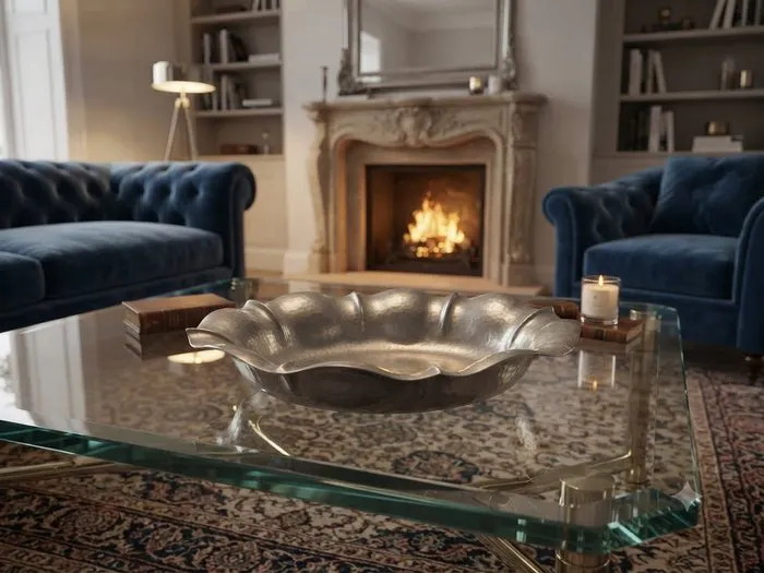 Centrepiece - Tin, Copper - Deluxe - Rococo style
