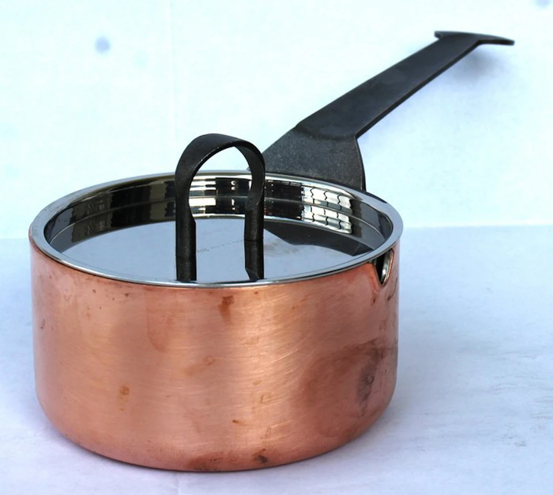 Officina Alessi - Richard Sapper - Saucepan - 871649 - Copper, Steel