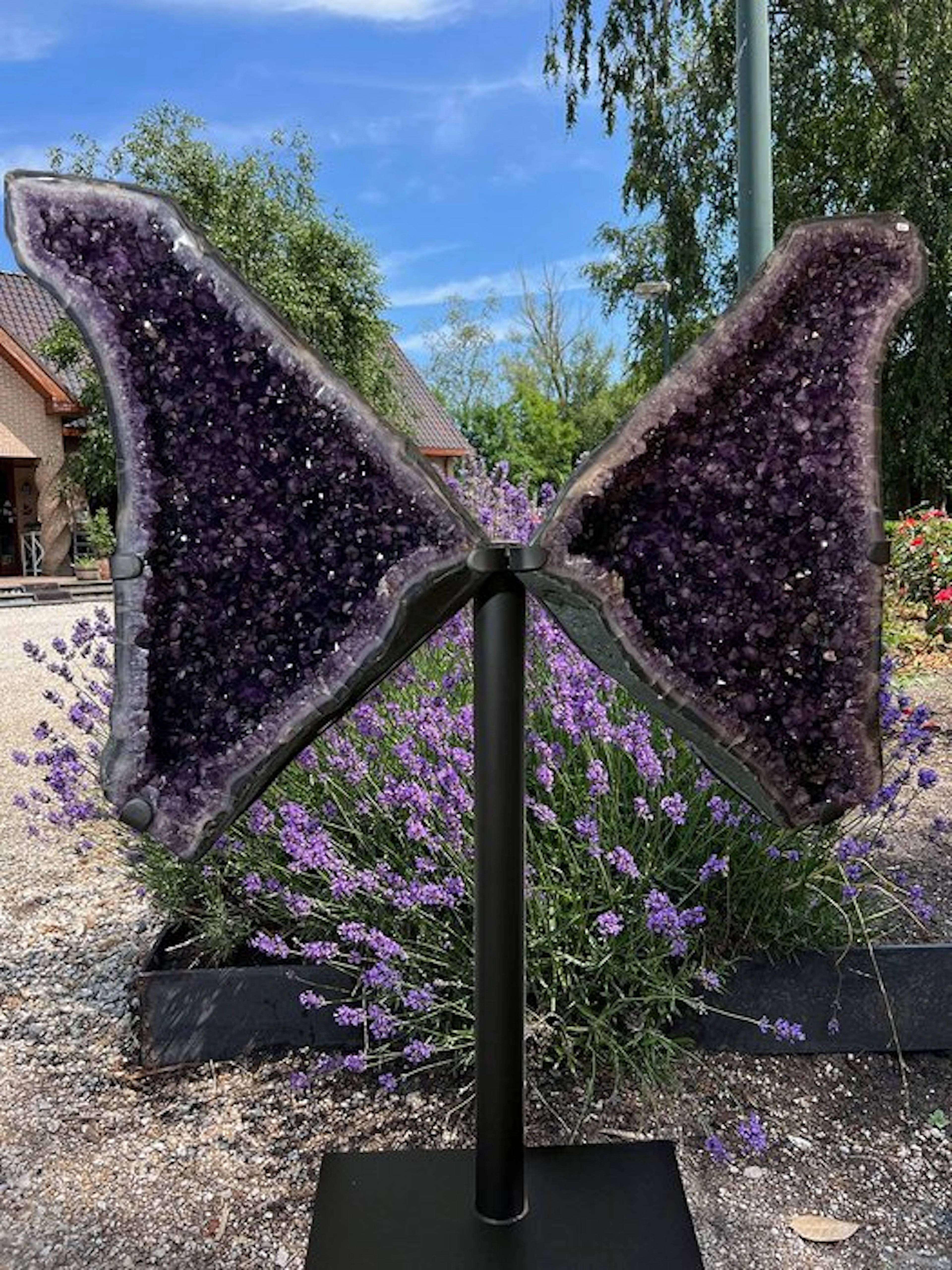 Amethyst different - Height: 136 cm - Width: 160 cm- 129 kg - (1)