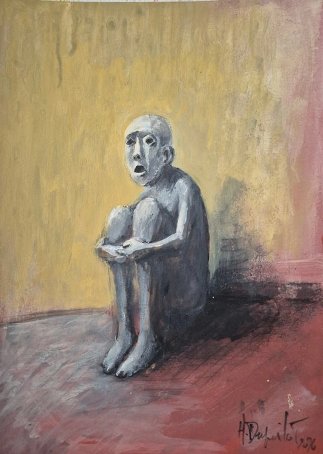 Hubert Duprilot - 2026 acrylique sur papier (21x29,7cm)