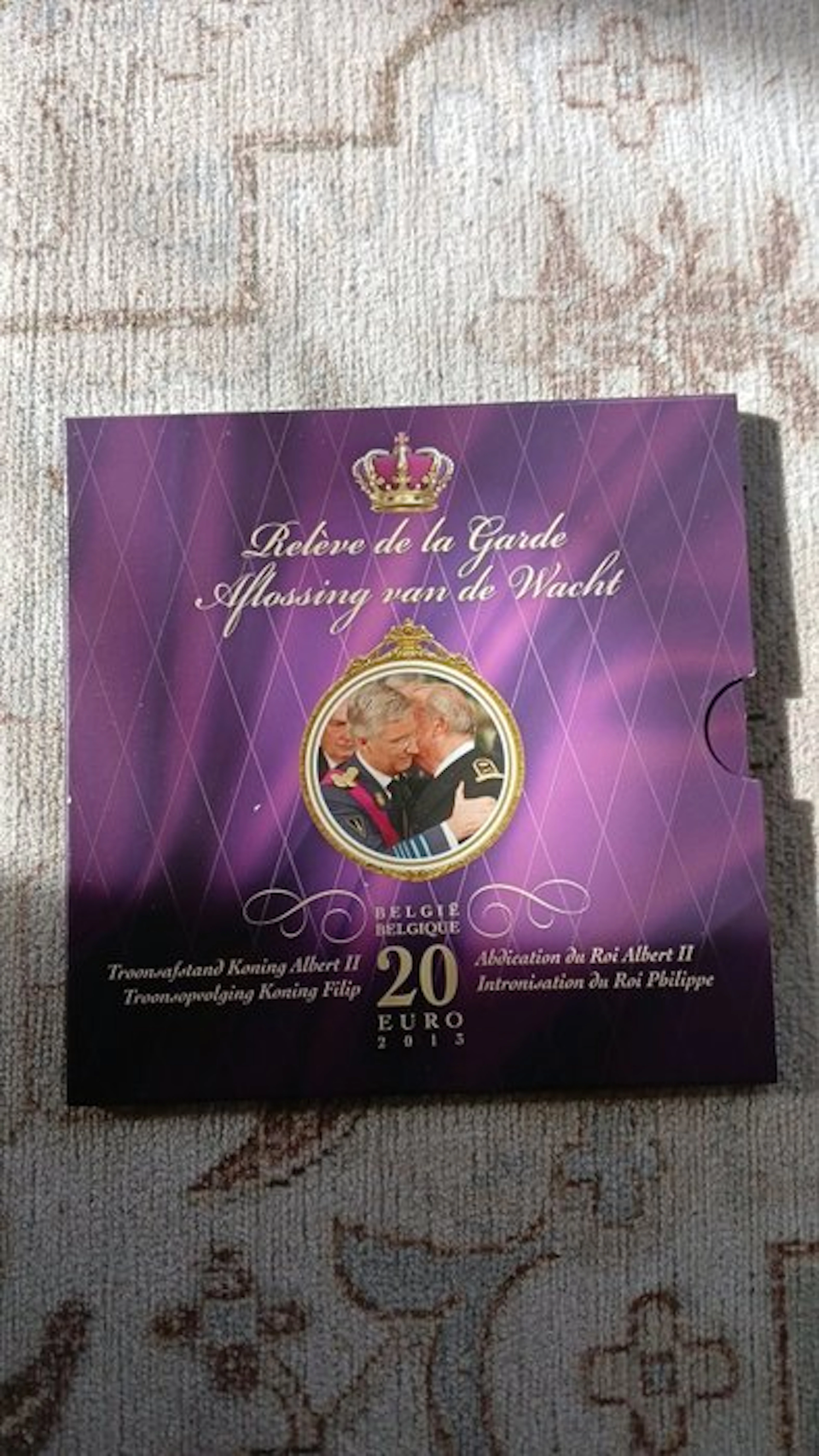 Belgium. 20 Euro 2013 "Albert II / Philippe" Proof (No reserve price)