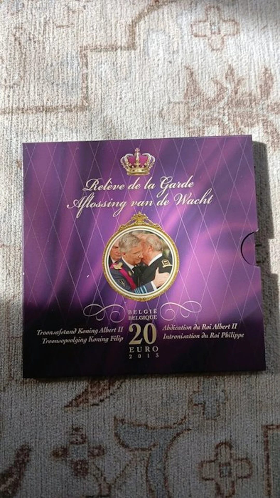 Belgium. 20 Euro 2013 "Albert II / Philippe" Proof (No reserve price)