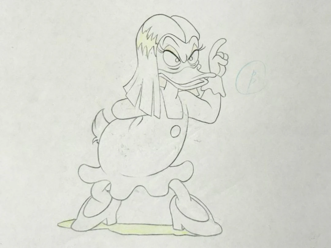 Walt Disney, 1987/90 - Original Animation Drawing of Magica De Spell