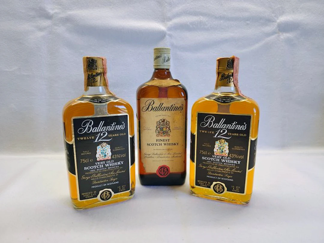 Ballantine's 12yo Very Old & Finest - 75cl, n/a - 3 bottles