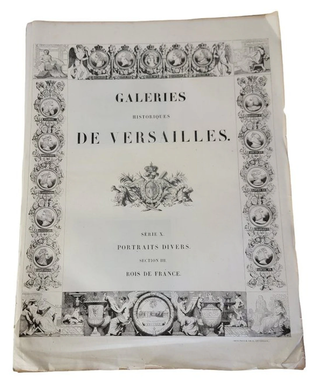 Gavard charles. - Galeries historiques de Versailles - 1838