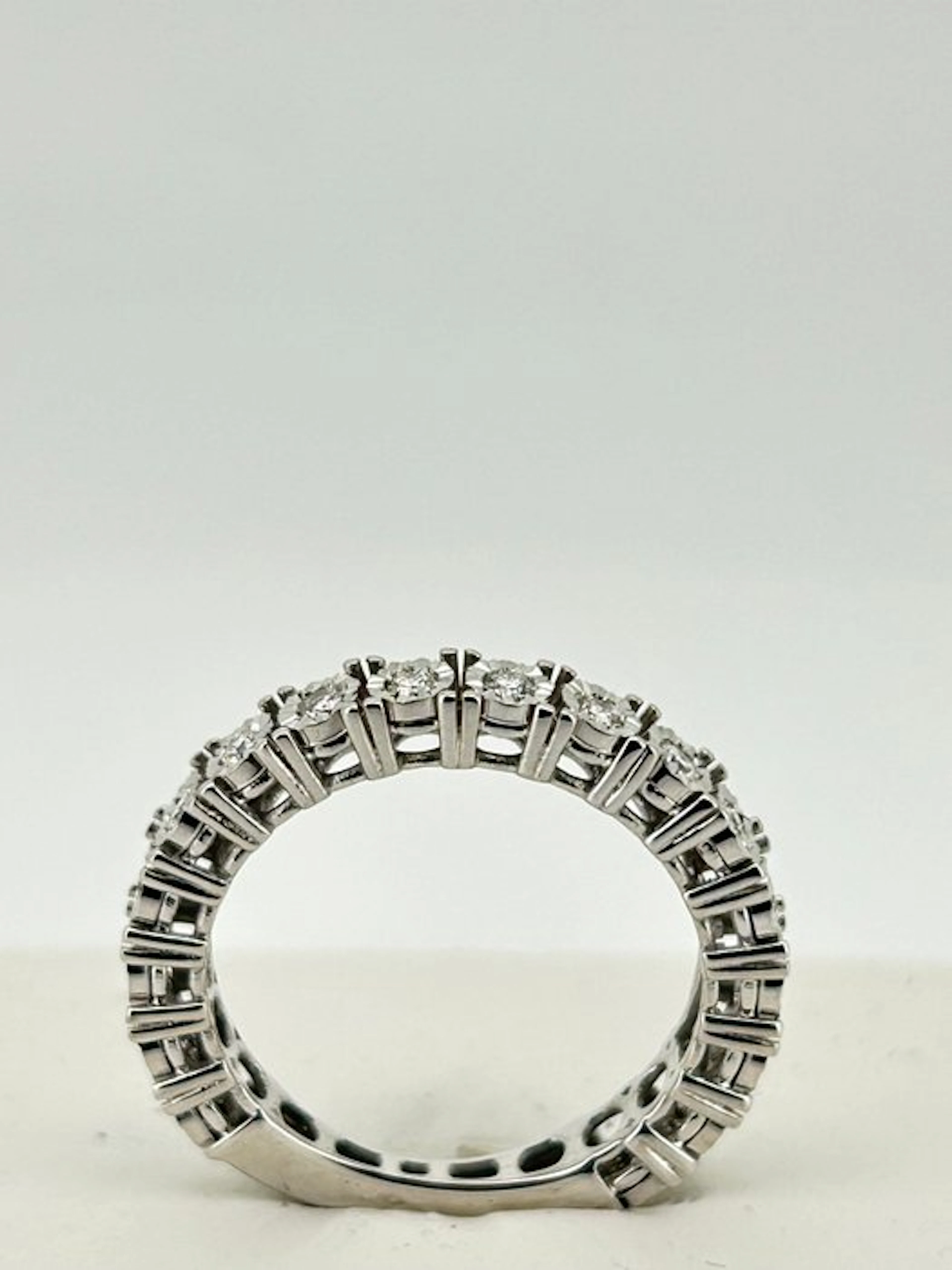 Ring - 18 kt. White gold - 1.70ct. tw. Diamond (Natural) - Diamond