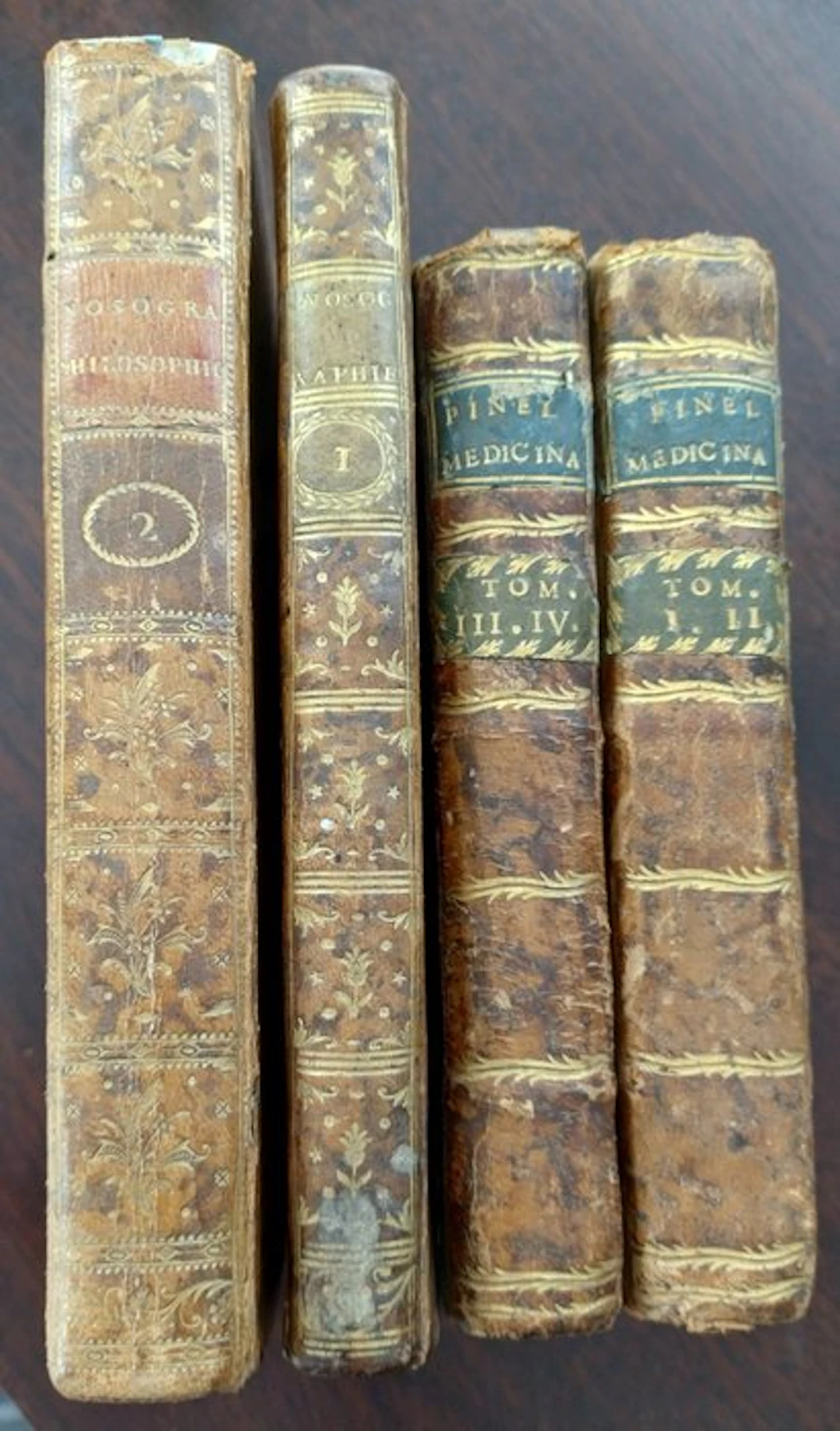 Cullen & Pinel - Institutions de médecine & Nosographie - 1786-1798