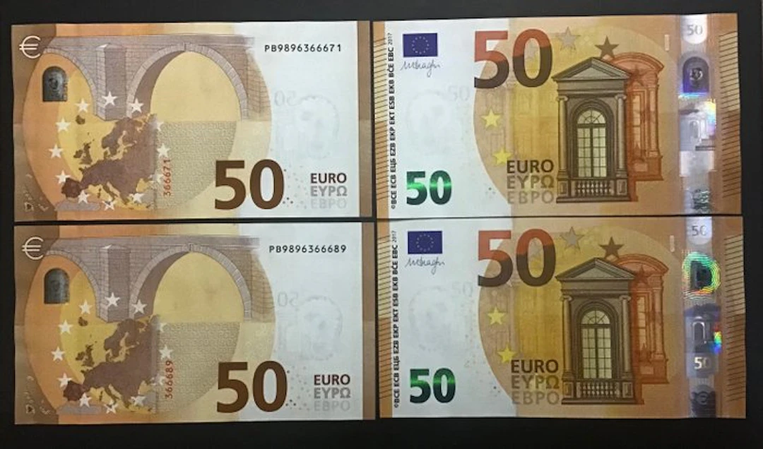European Union - Netherlands. - 4 x 50 Euro 2017 Draghi - P008