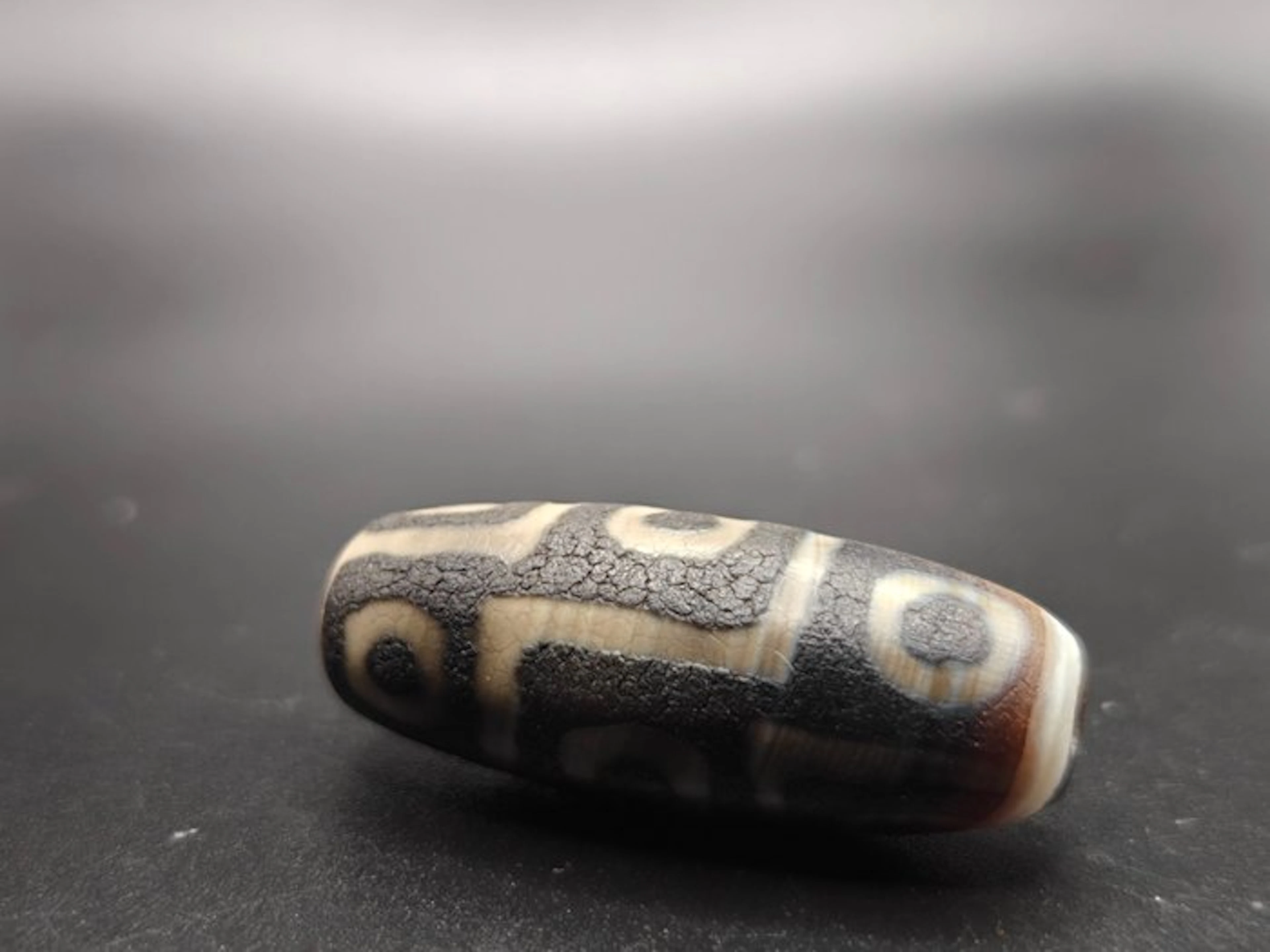 Very Old Tibetan Agate 9 Eyes Dzi - For Health