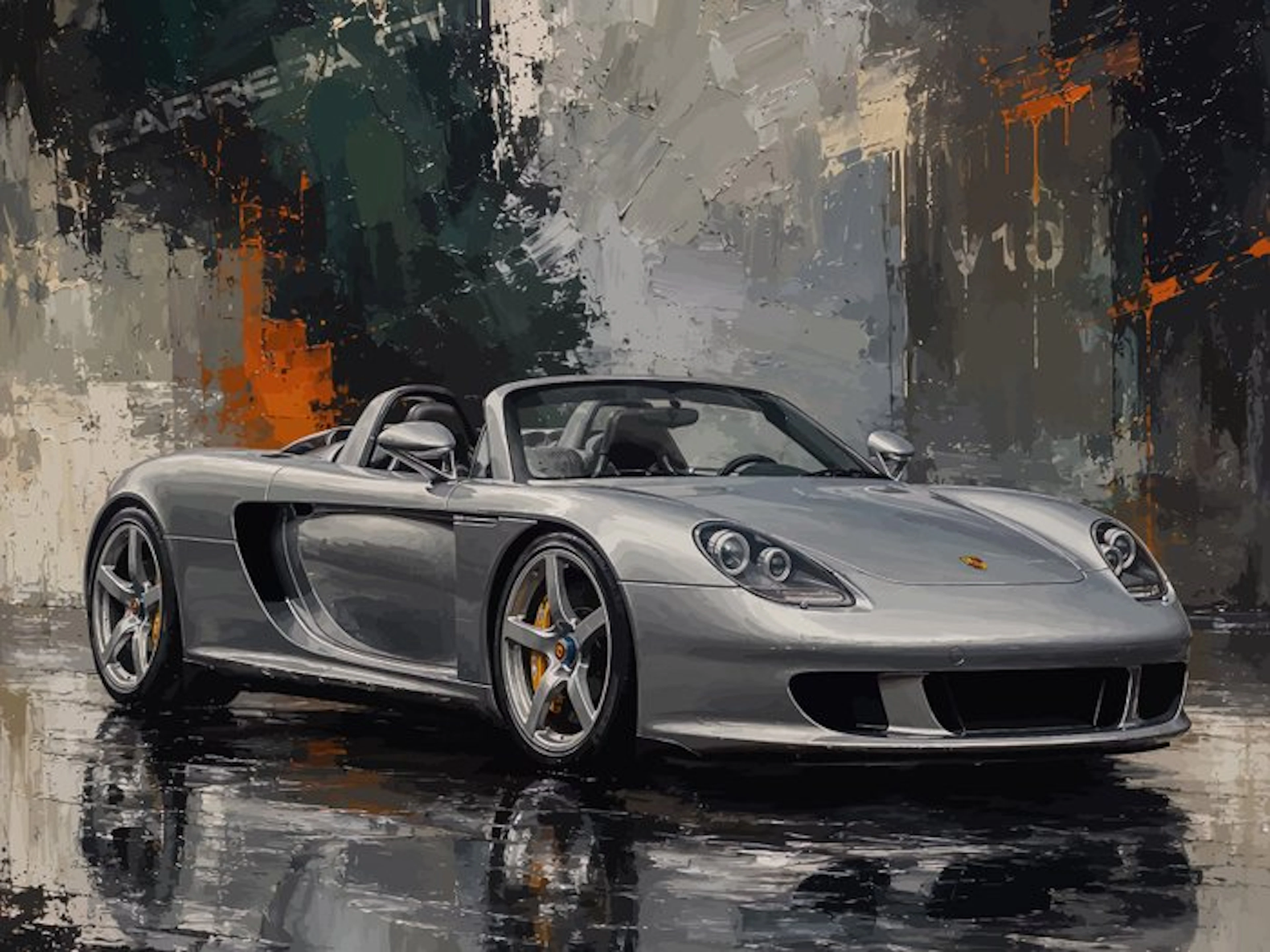 Alberto Ricardo (XXI) - Porsche Carrera GT en plata
