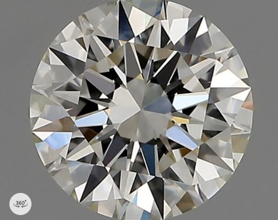 1 pcs Diamond (Natural) - 1.03 ct - Round - I - VVS1...