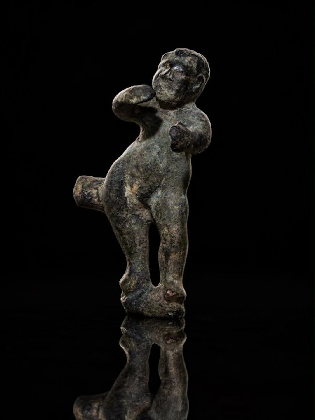 Ancient Roman Bronze Eros — The vanished protector