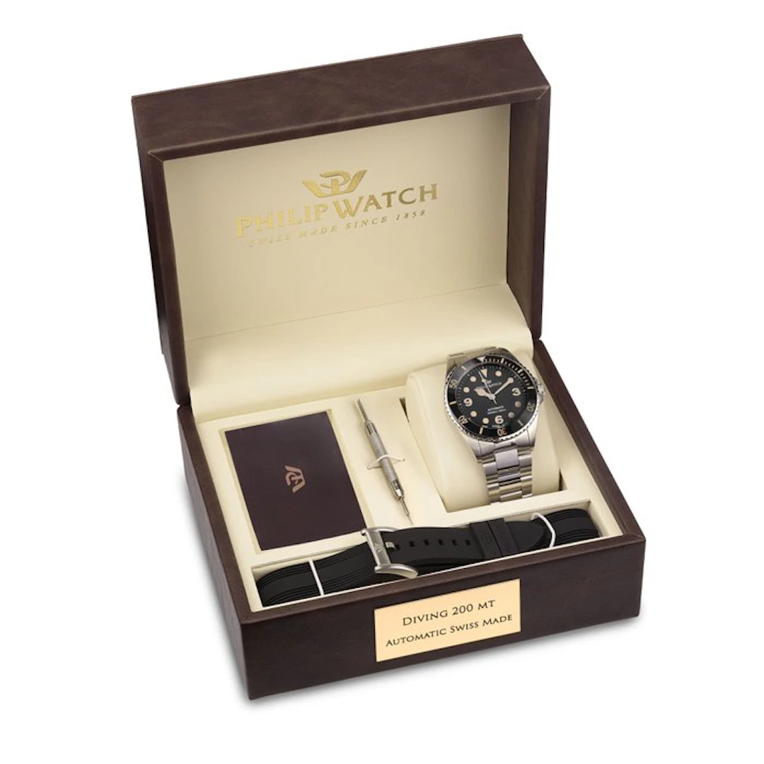 Philip Watch - Caribe Diving - Special pack - Black...