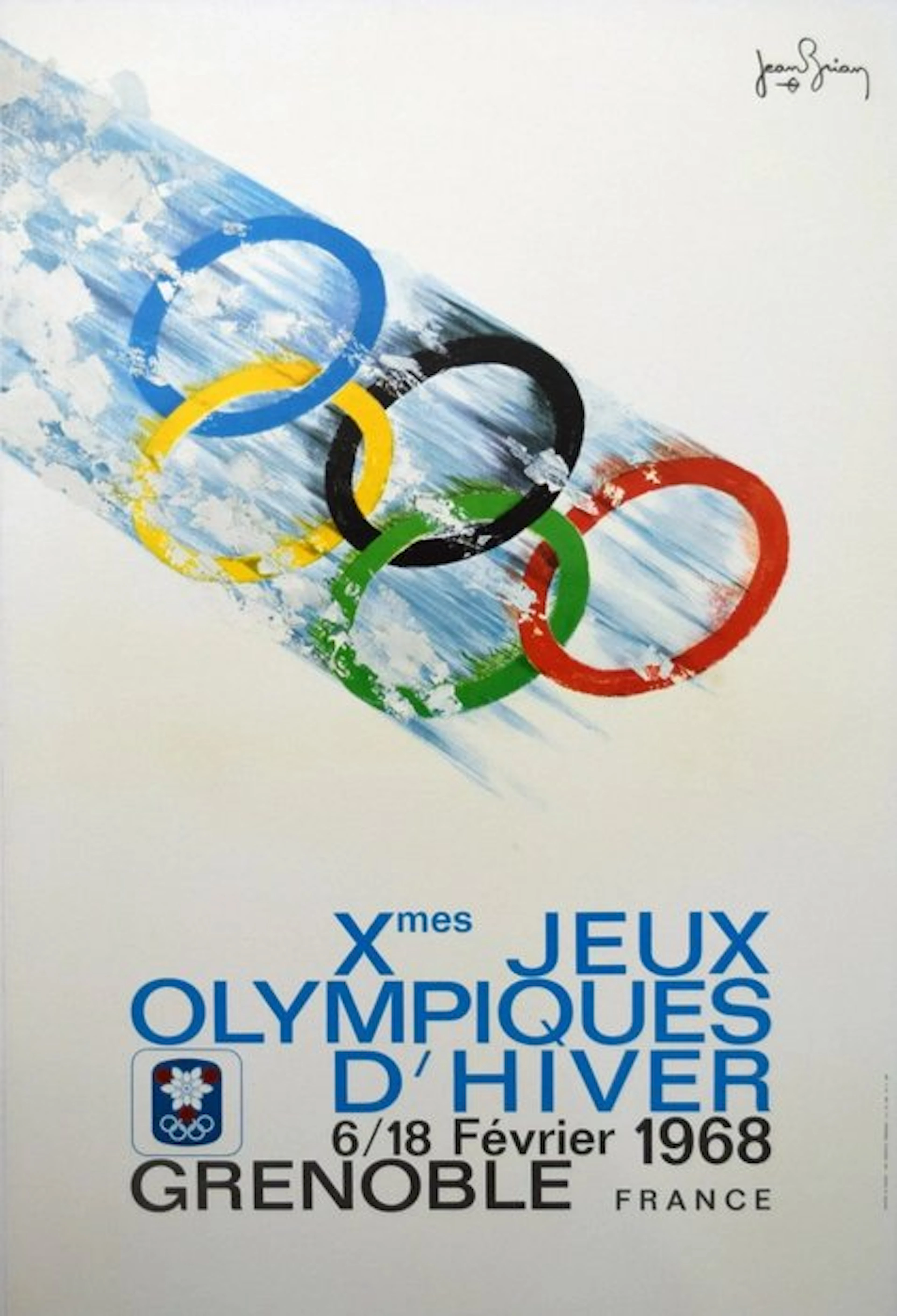 Jean Brian - Xmes Jeux Olympiques d'Hiver – Grenoble 1968