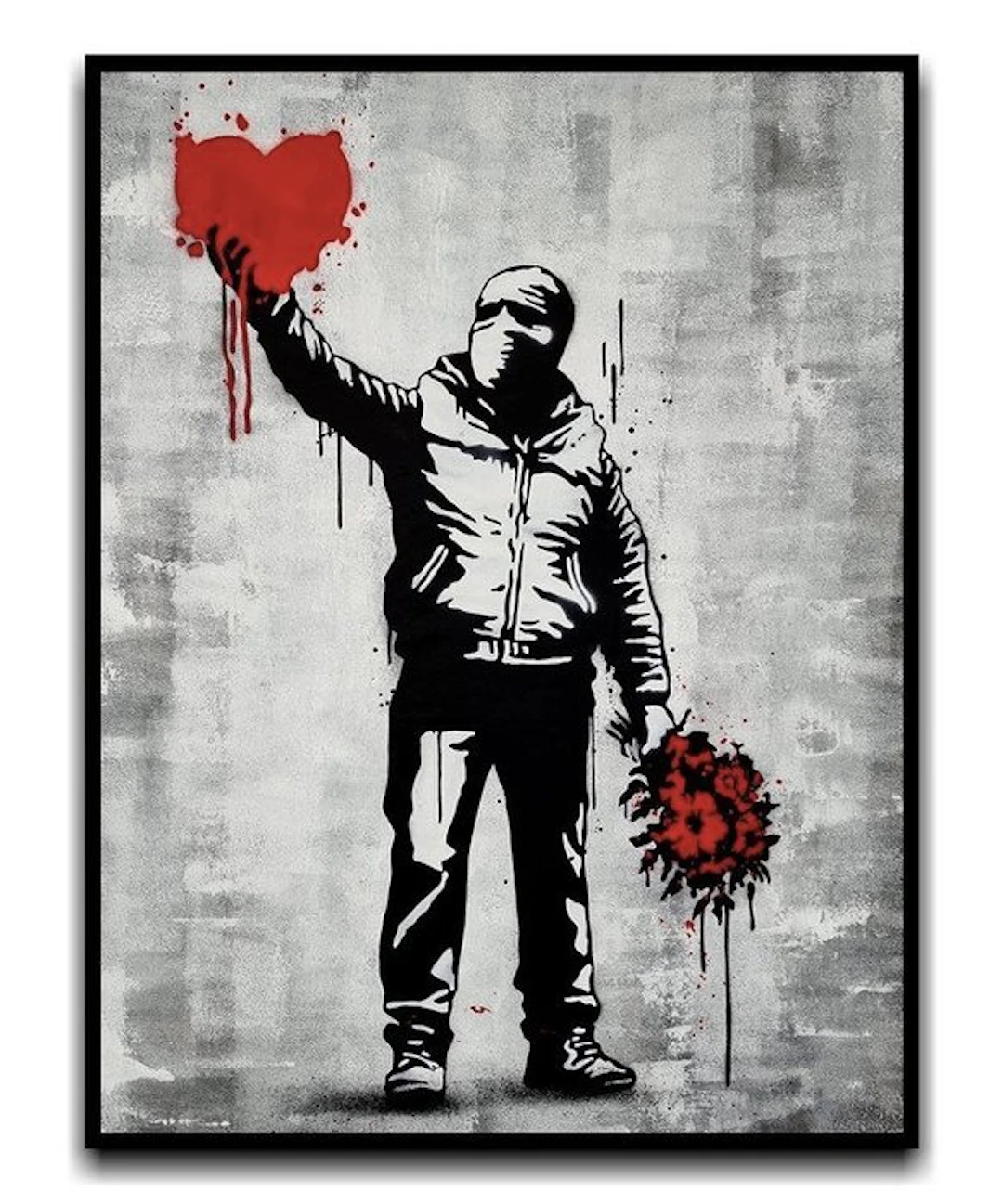 Asko - Love Above Everything - XXL Canvas - Handmade