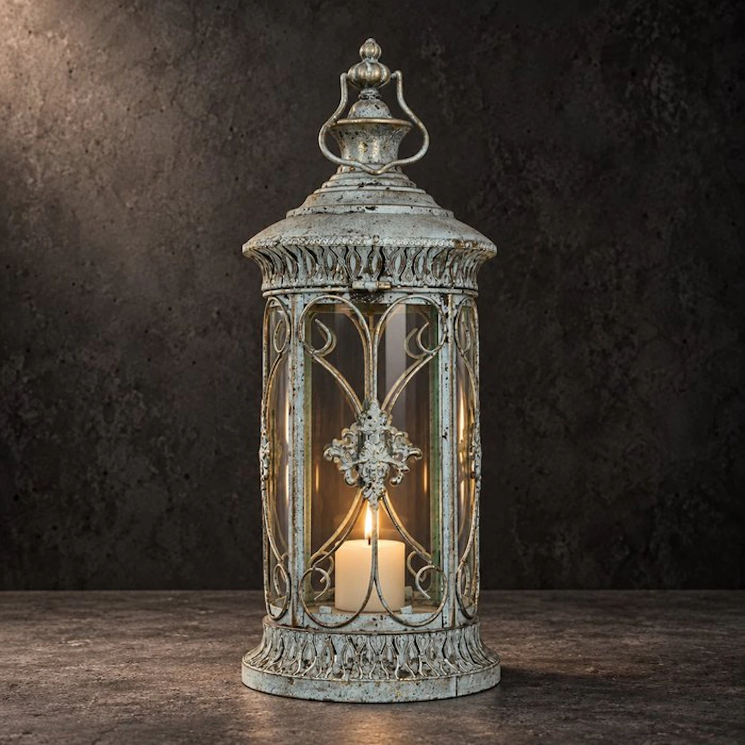 Lantern - Glass, Metal - Decorative lantern