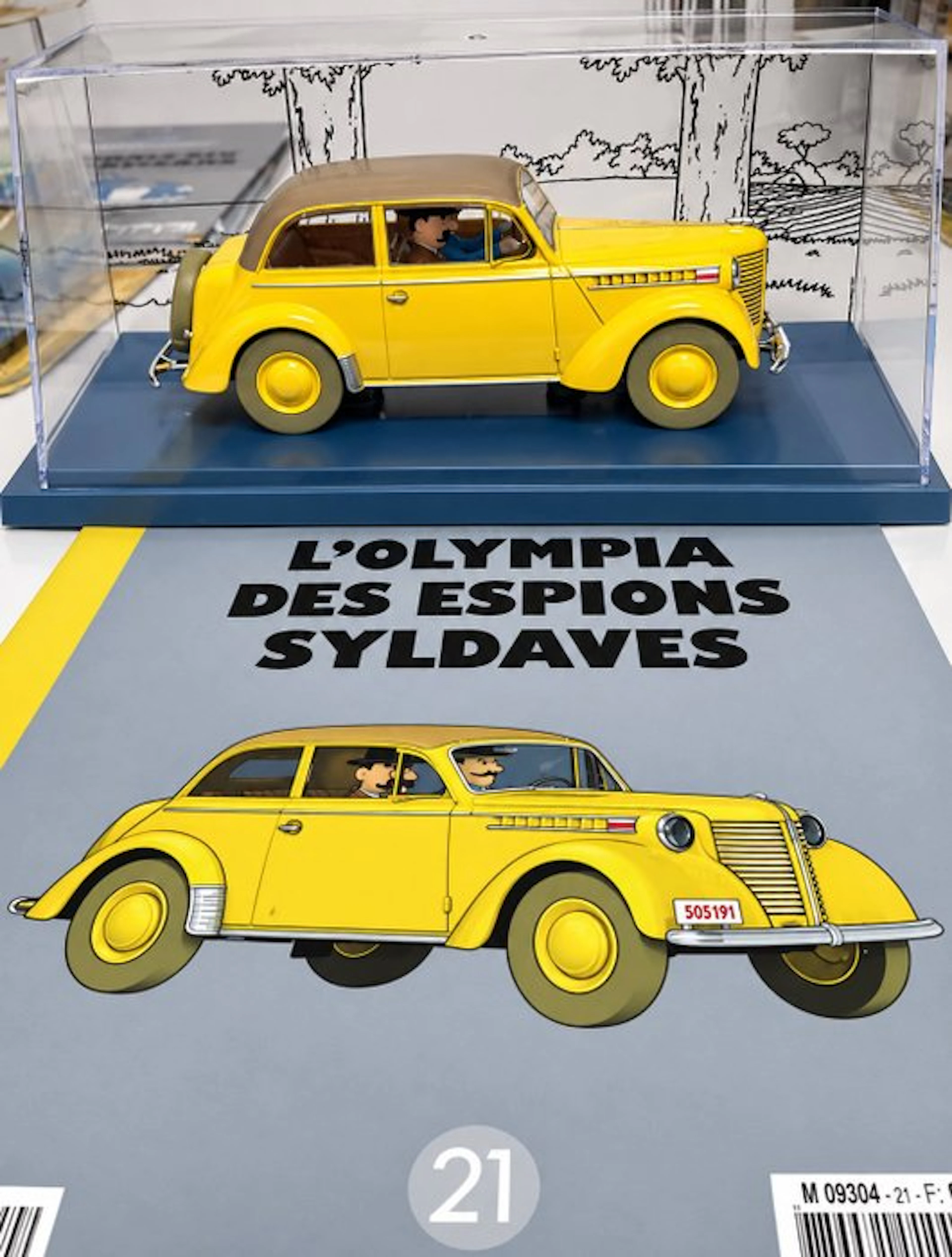 collection Hachette 1/24 - Model car - N°21 - L'Opel...
