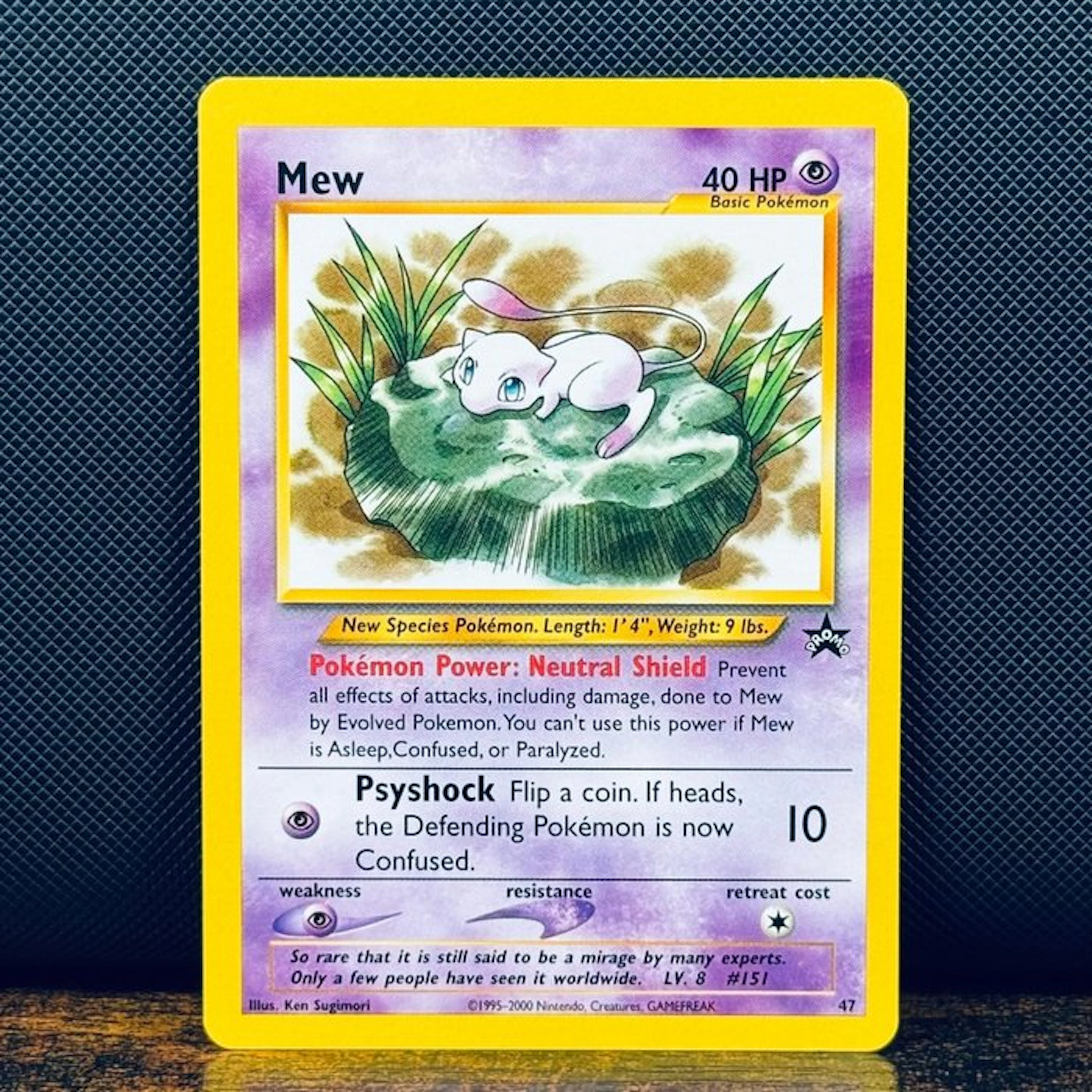 Pokémon Card - Mew Black Star Promo 47 - Pokémon