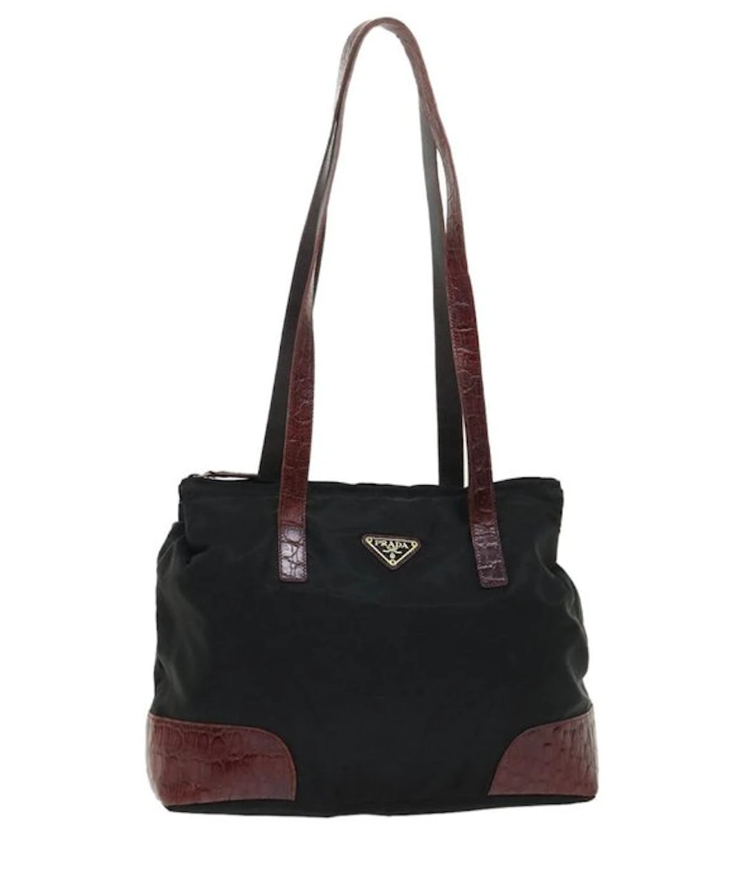Prada - Classic Tessuto Nylon e Pelle Cocco - Shoulder bag