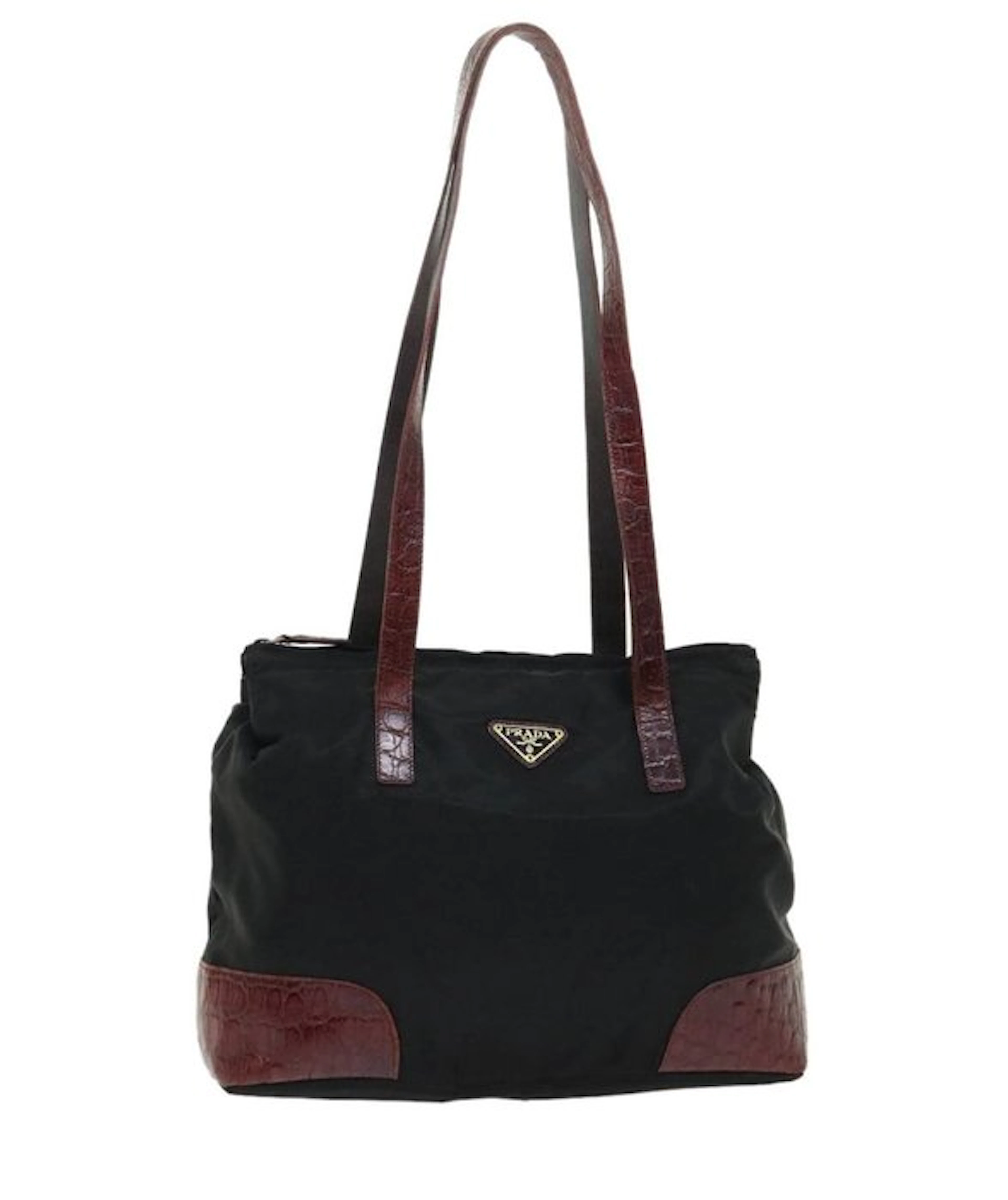 Prada - Classic Tessuto Nylon e Pelle Cocco - Shoulder bag