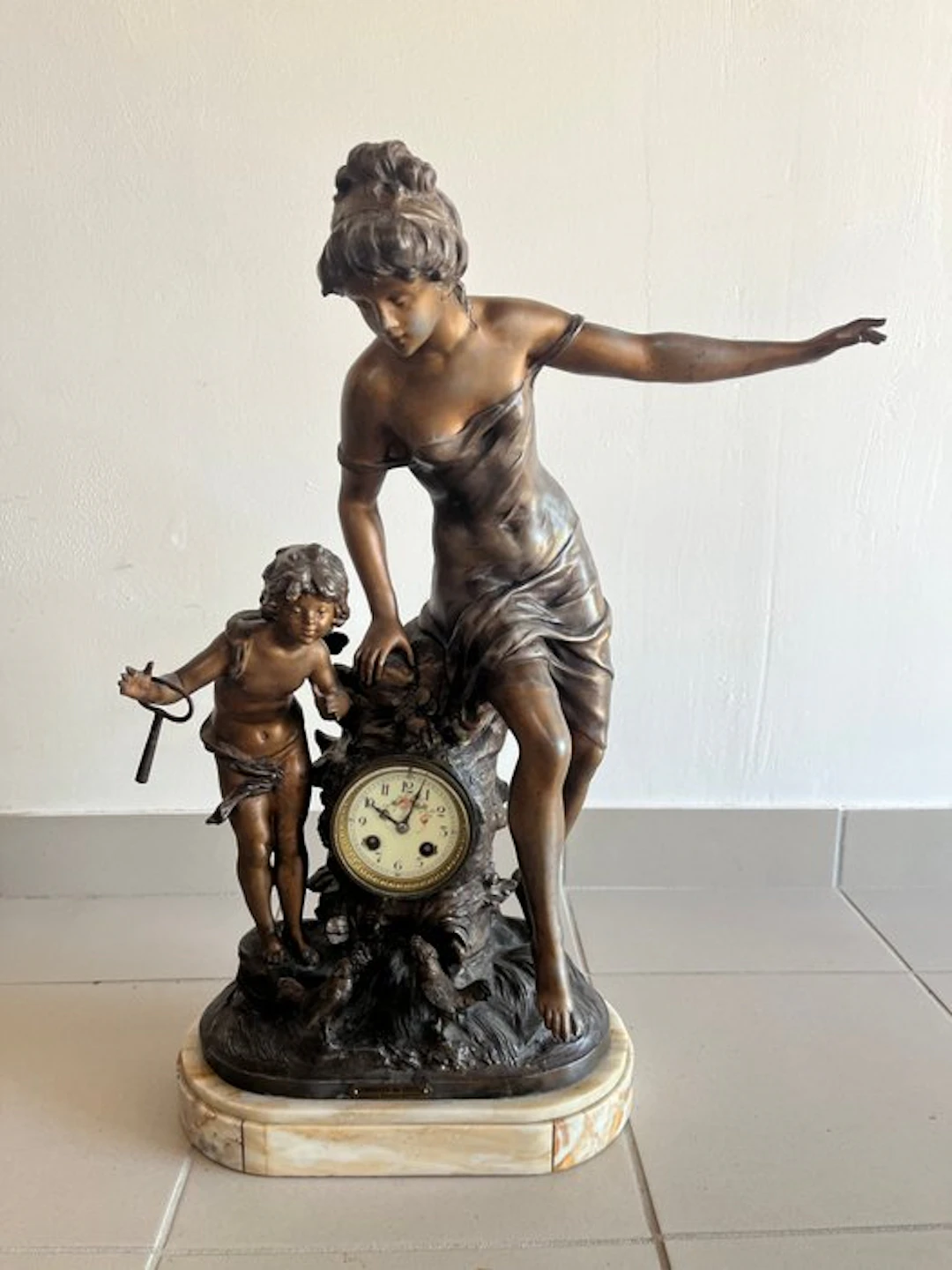 Mantel clock - Spelter - 1850-1900