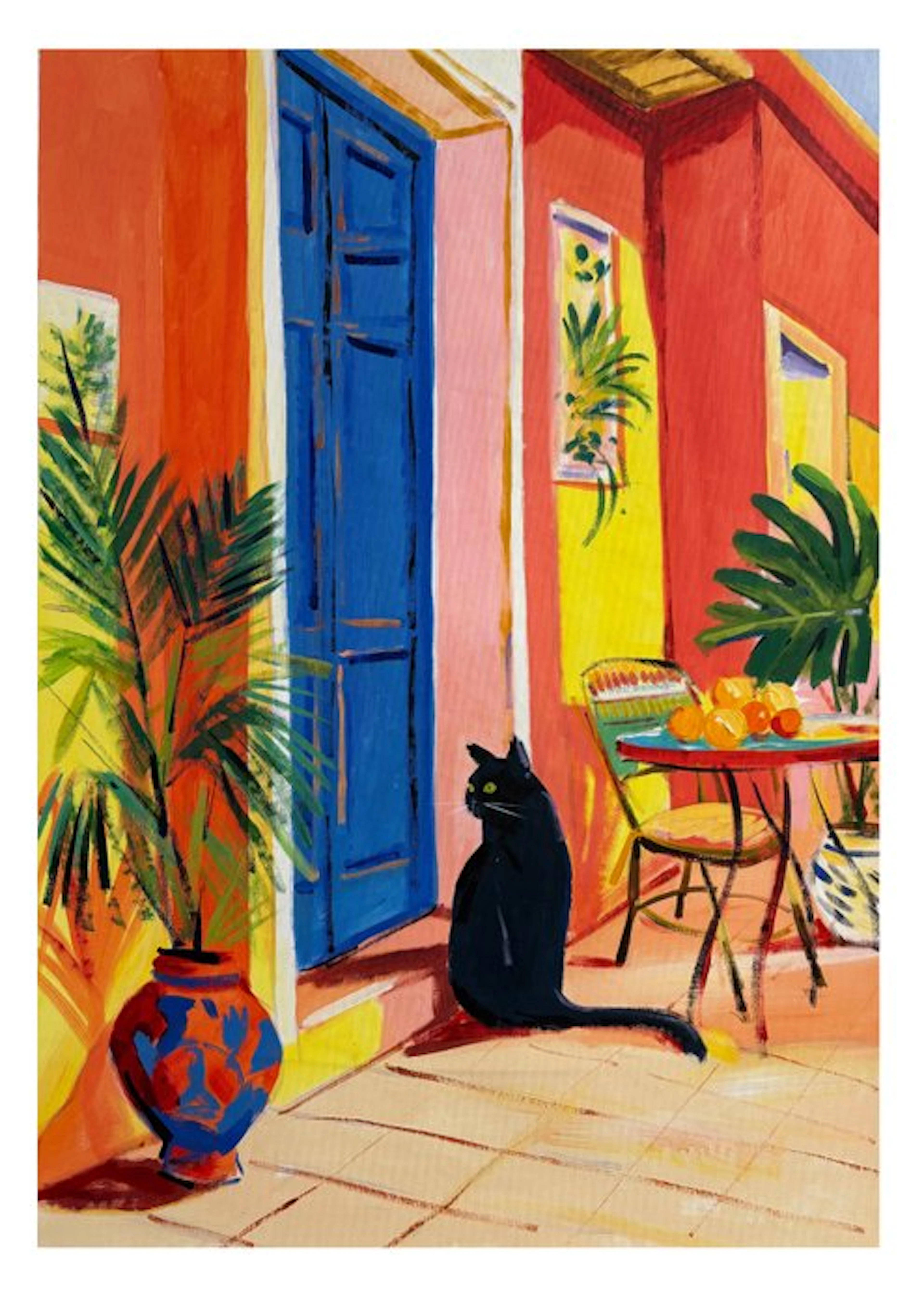 E. García - La puerta azul y el gato XL (no reserve)