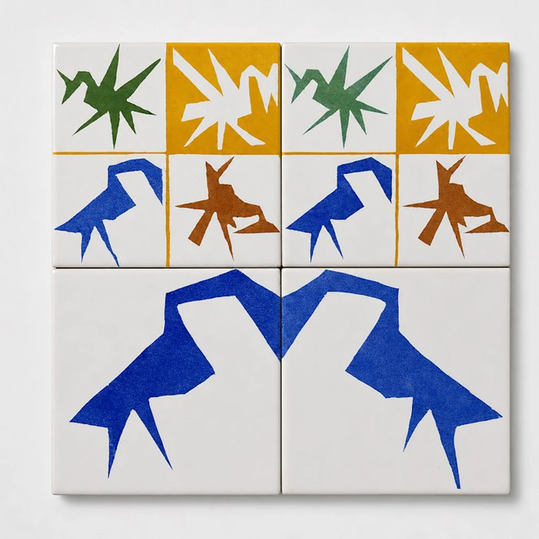 Wall decoration - France - faience tiles