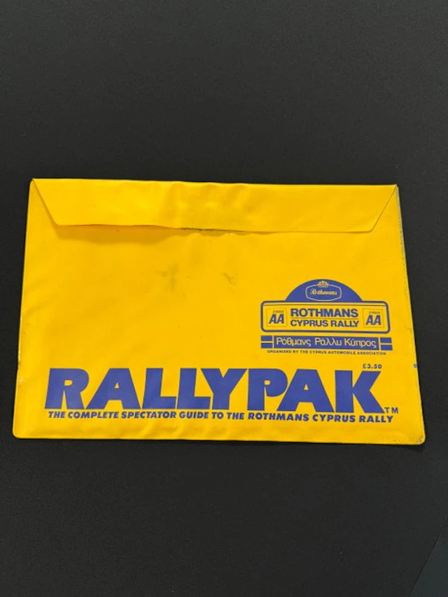 Spectator Guide - Rally de Chipre - 1985