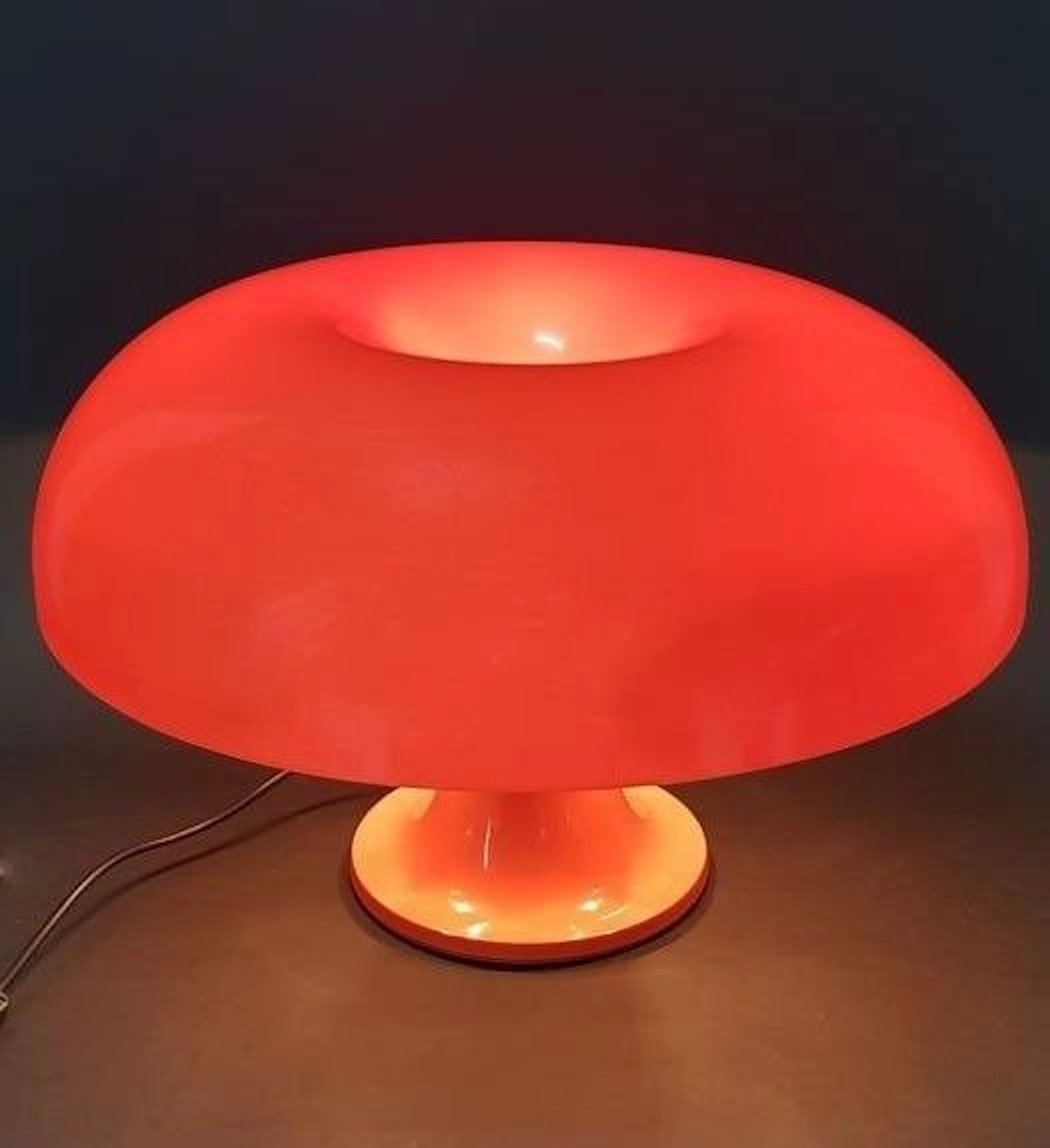 Artemide - Giancarlo Mattioli - Table lamp - Nesso Orange - ABS