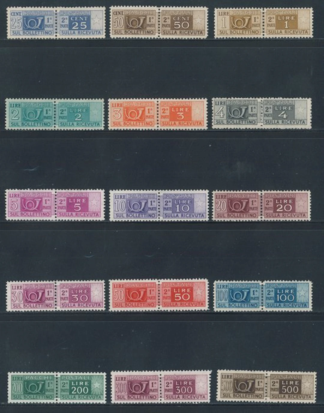 Italian Republic - Postal Packages fil