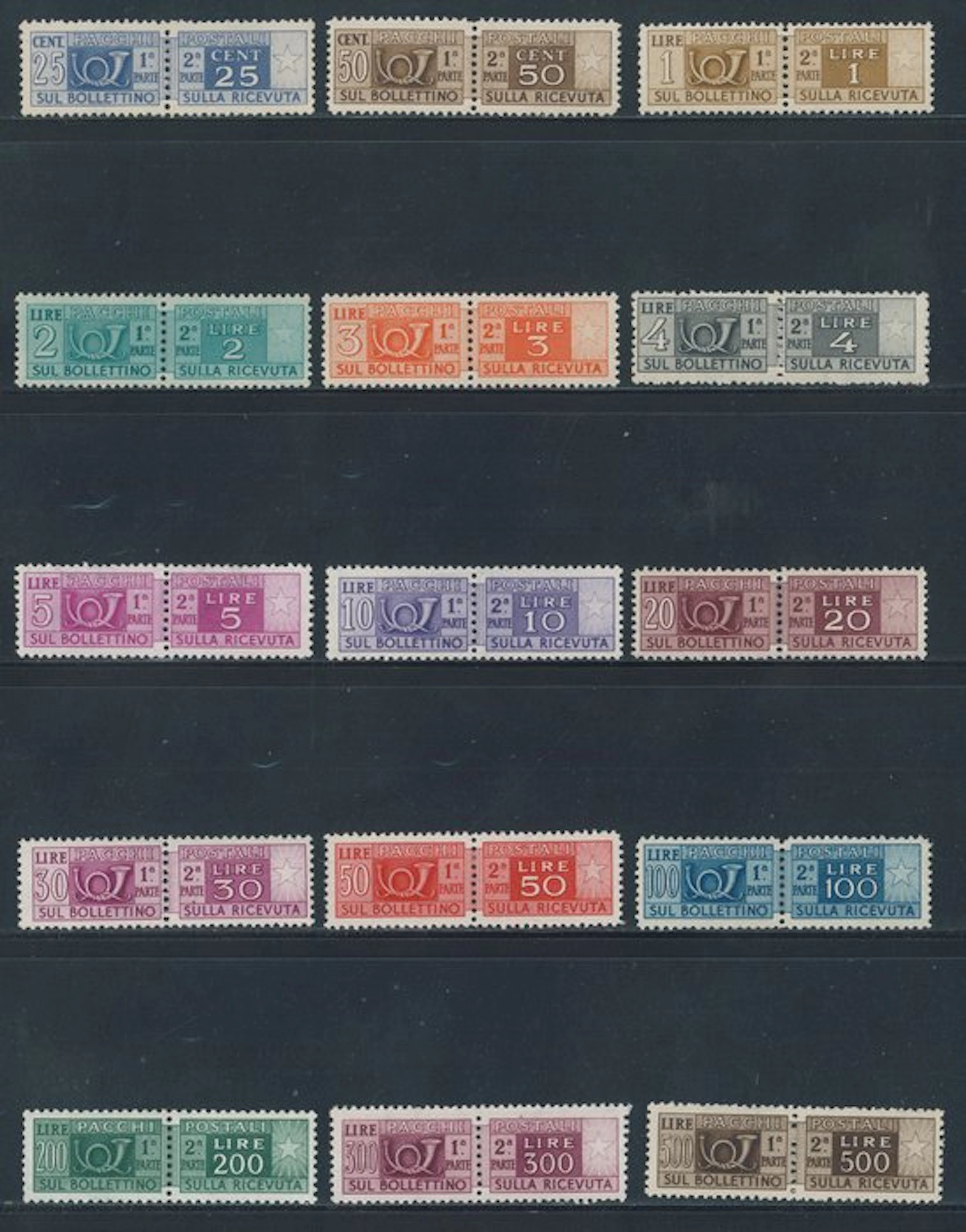 Italian Republic - Postal Packages fil